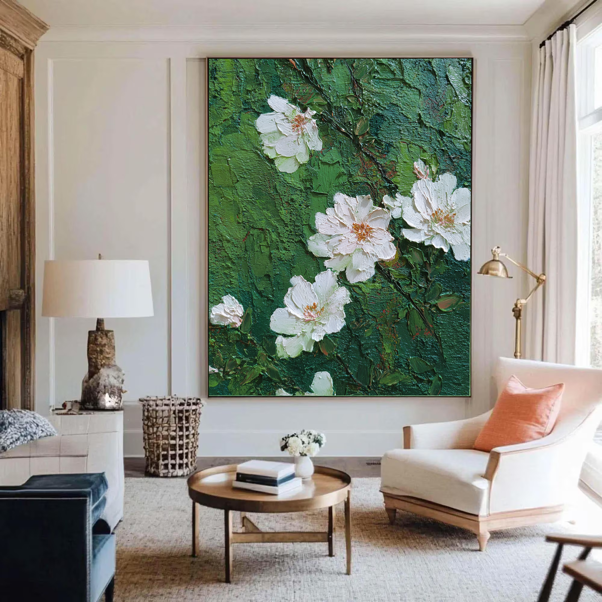 AtelierOil | Textured Abstract Wall Art | Reverie Hand‑Painted Oil Painting