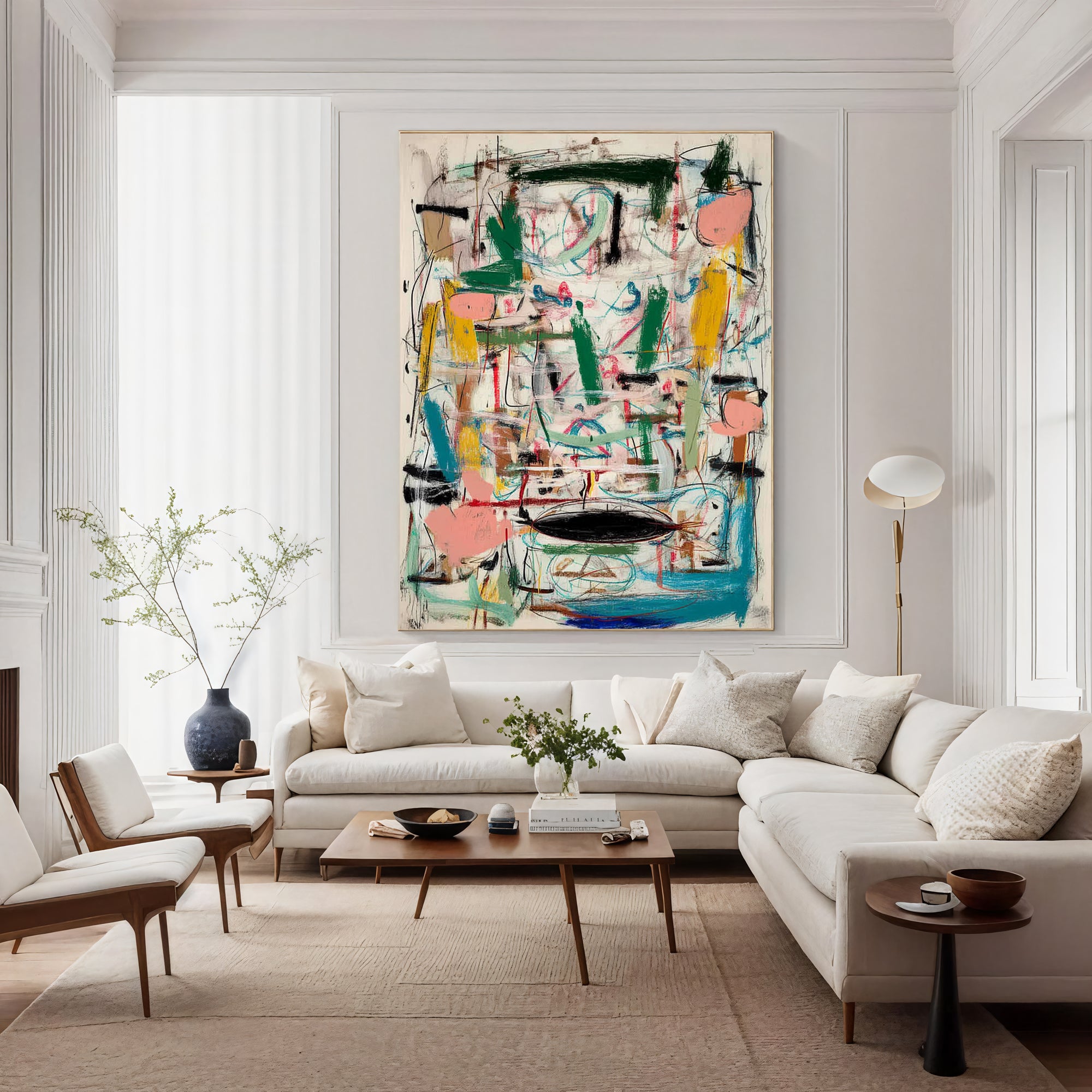 Textured Vibrant Abstraction | Bold Hues