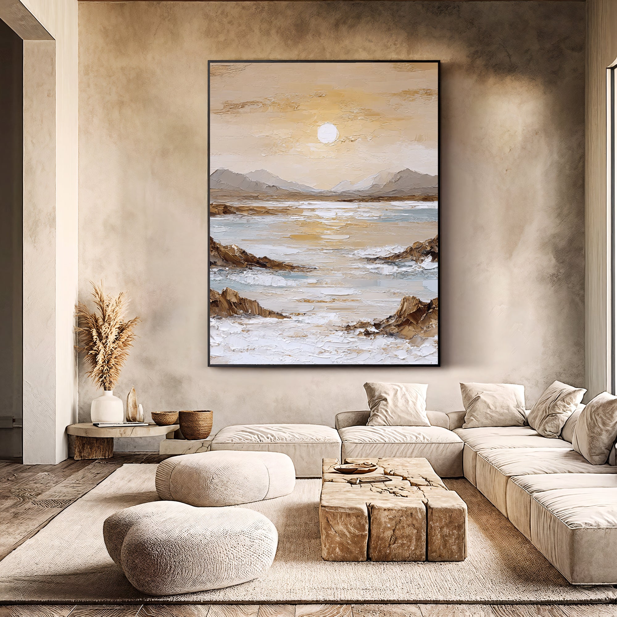 Textured Seaside Opulence | Sunlit Shores