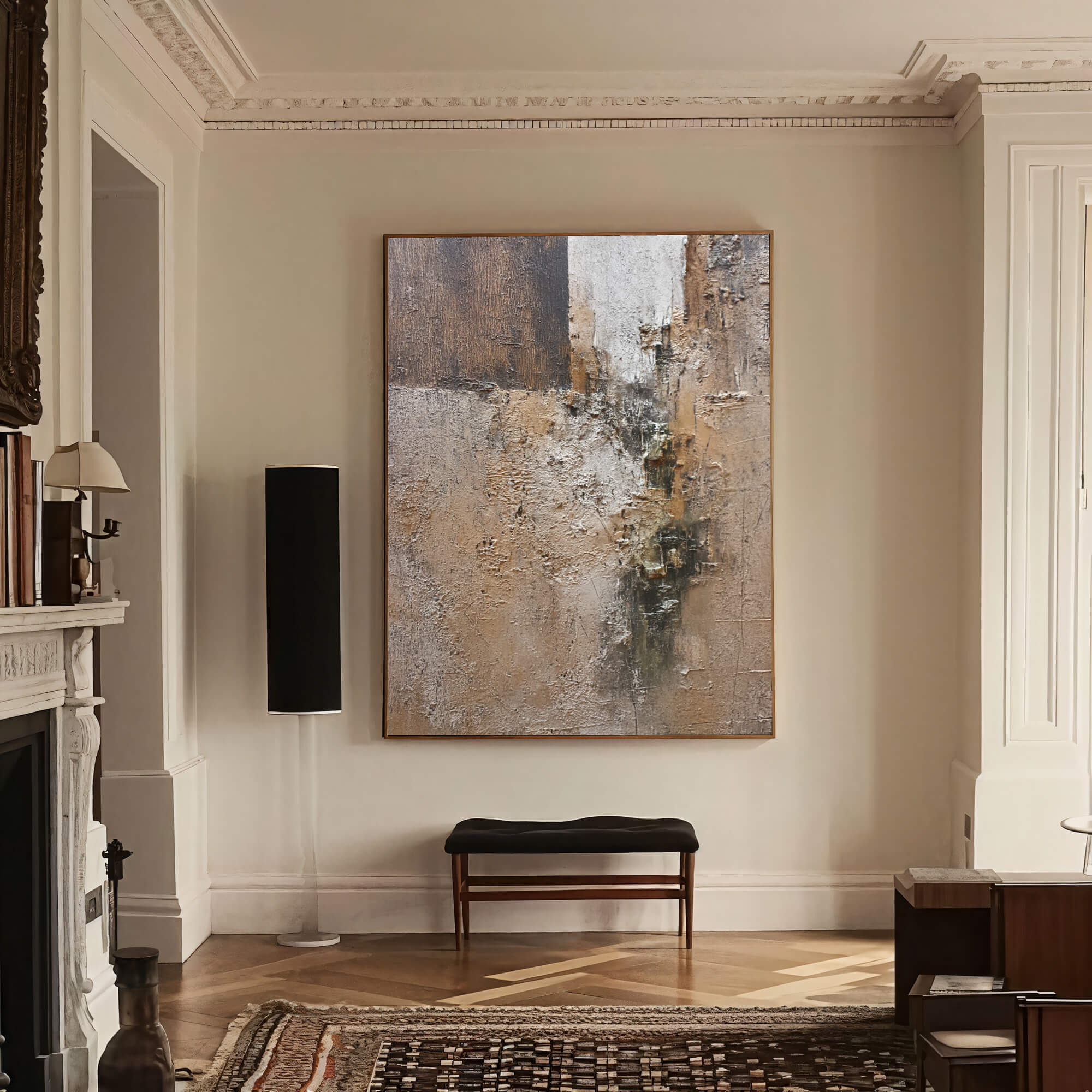 Textured Earthy Abstract | Warm Neutrals