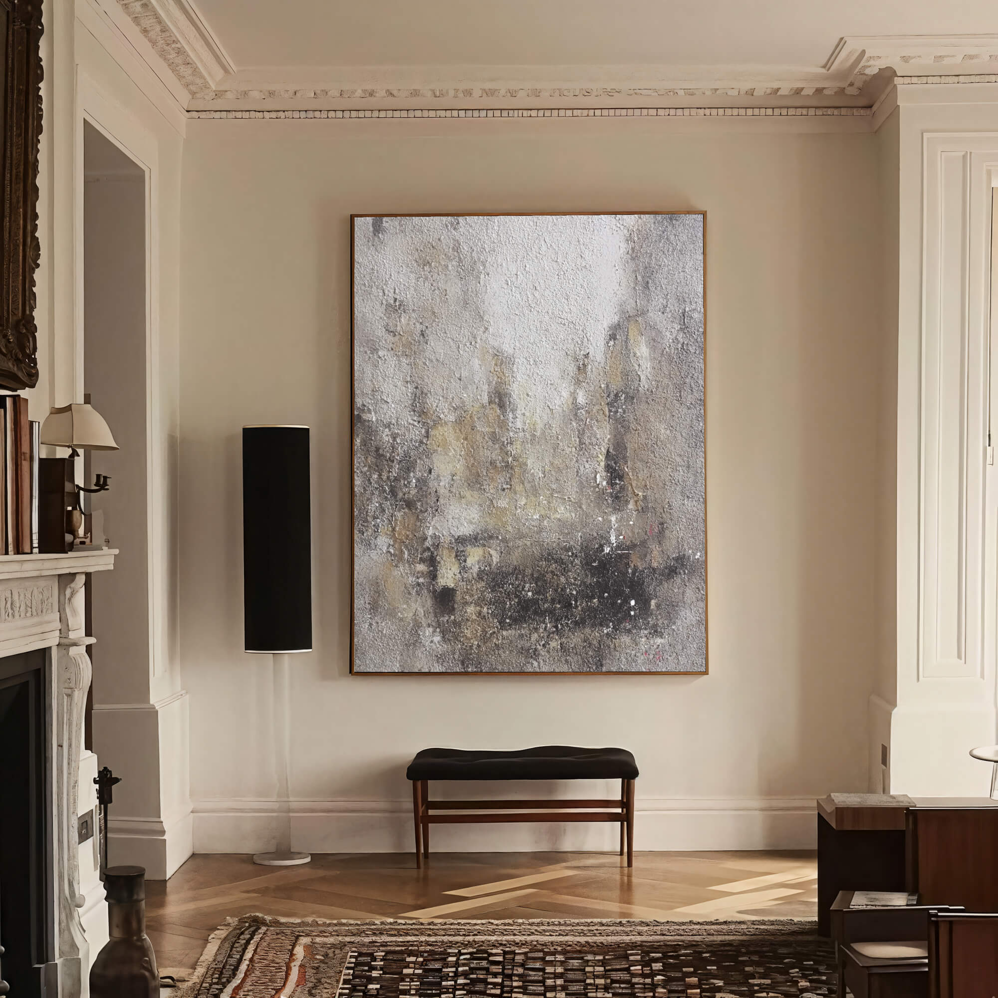 Textured Misty Abstract | Earthy Hues