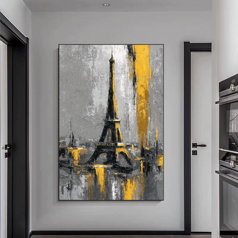 Paris Tower Abstract Art | Glamorous Depth