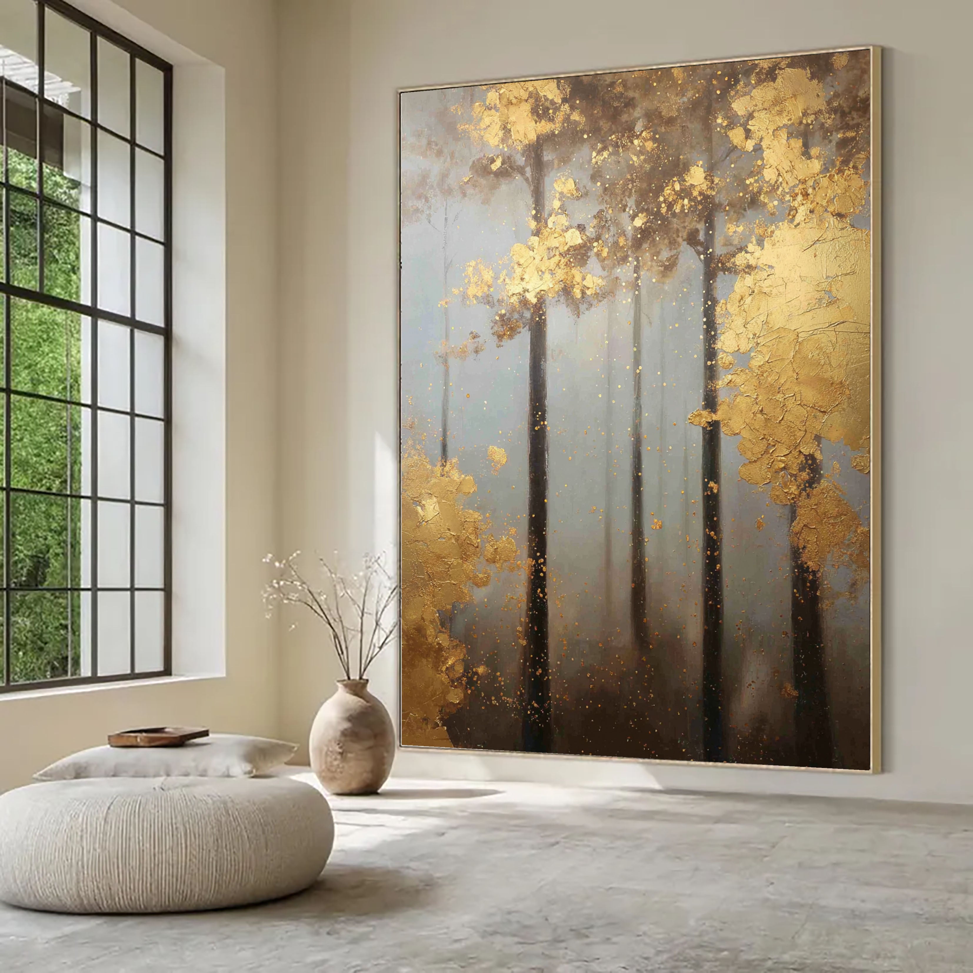 Textured Forest Elegance | Gilded Canopies