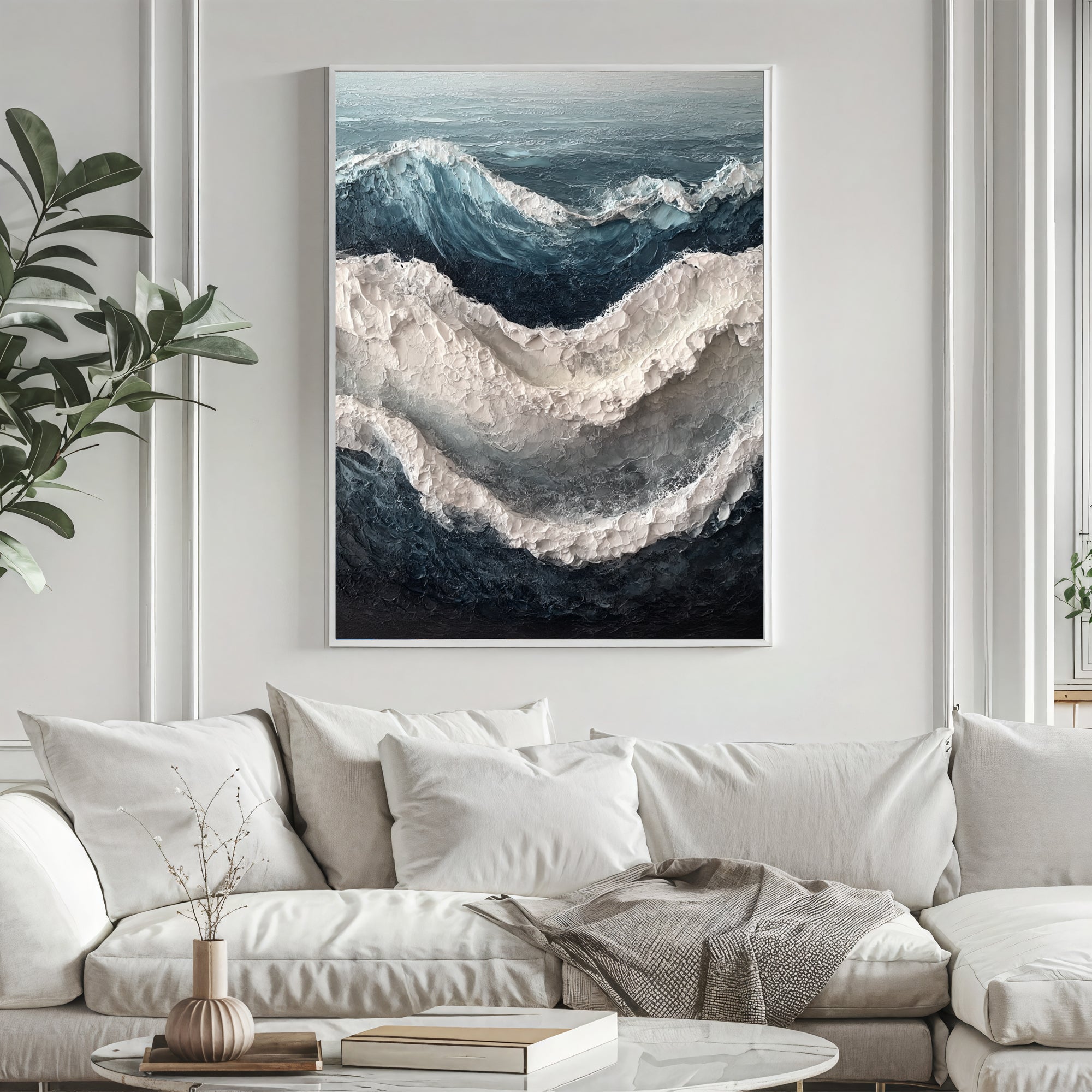 Textured Ocean Swells | White Crests