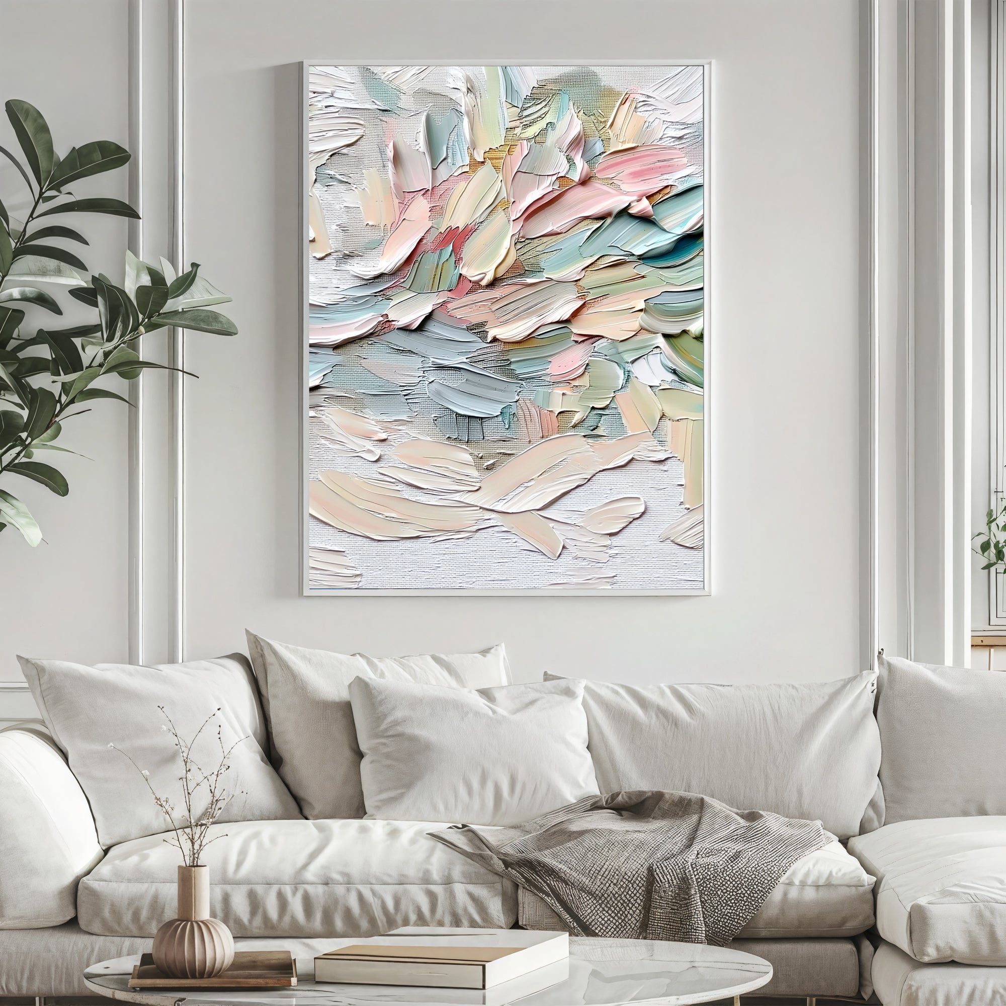 Textured Pastel Swirls | Gentle Hues