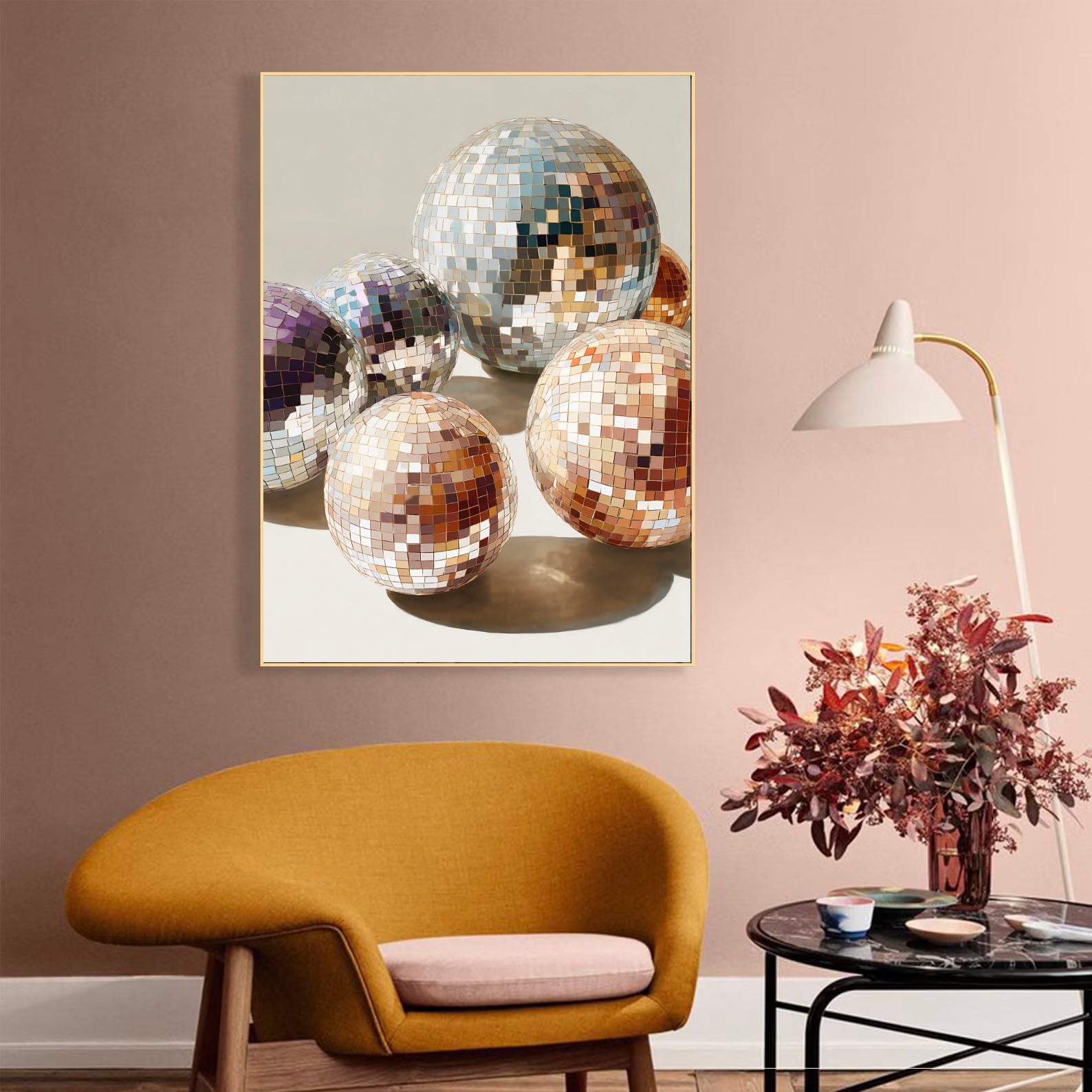Disco Balls Abstract Art | Retro Glamour