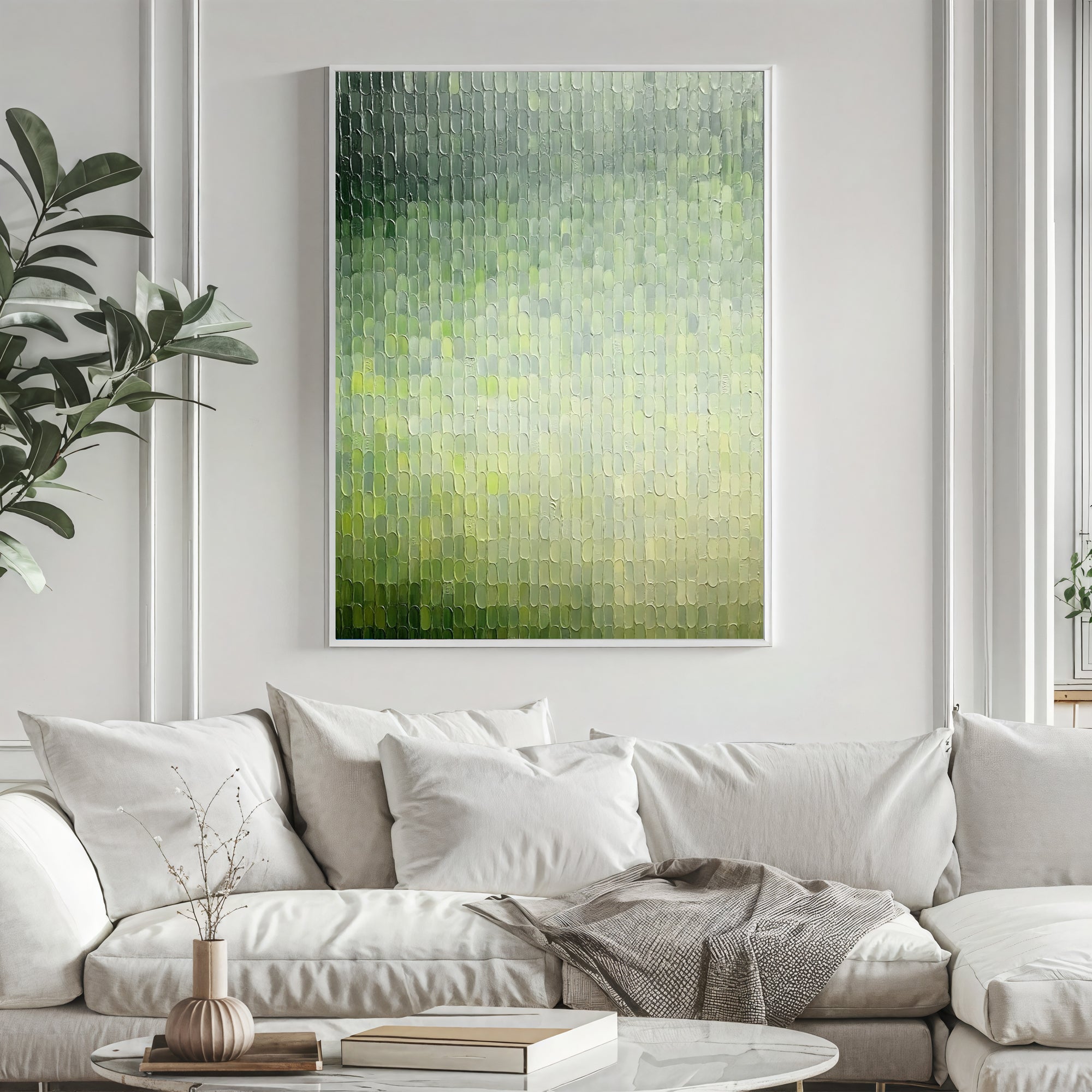 Textured Verdant Opulence | Green Gradients