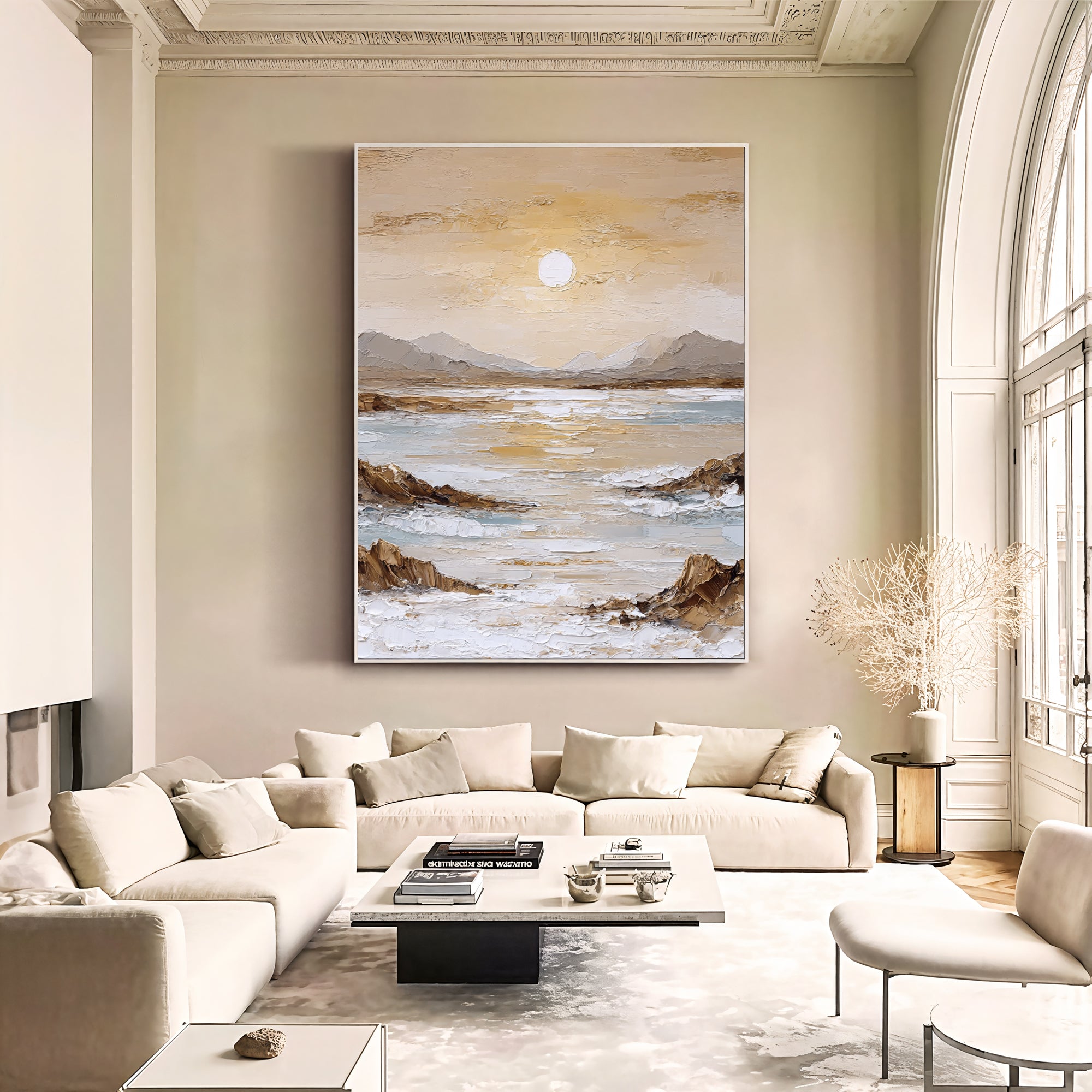 Textured Seaside Opulence | Sunlit Shores