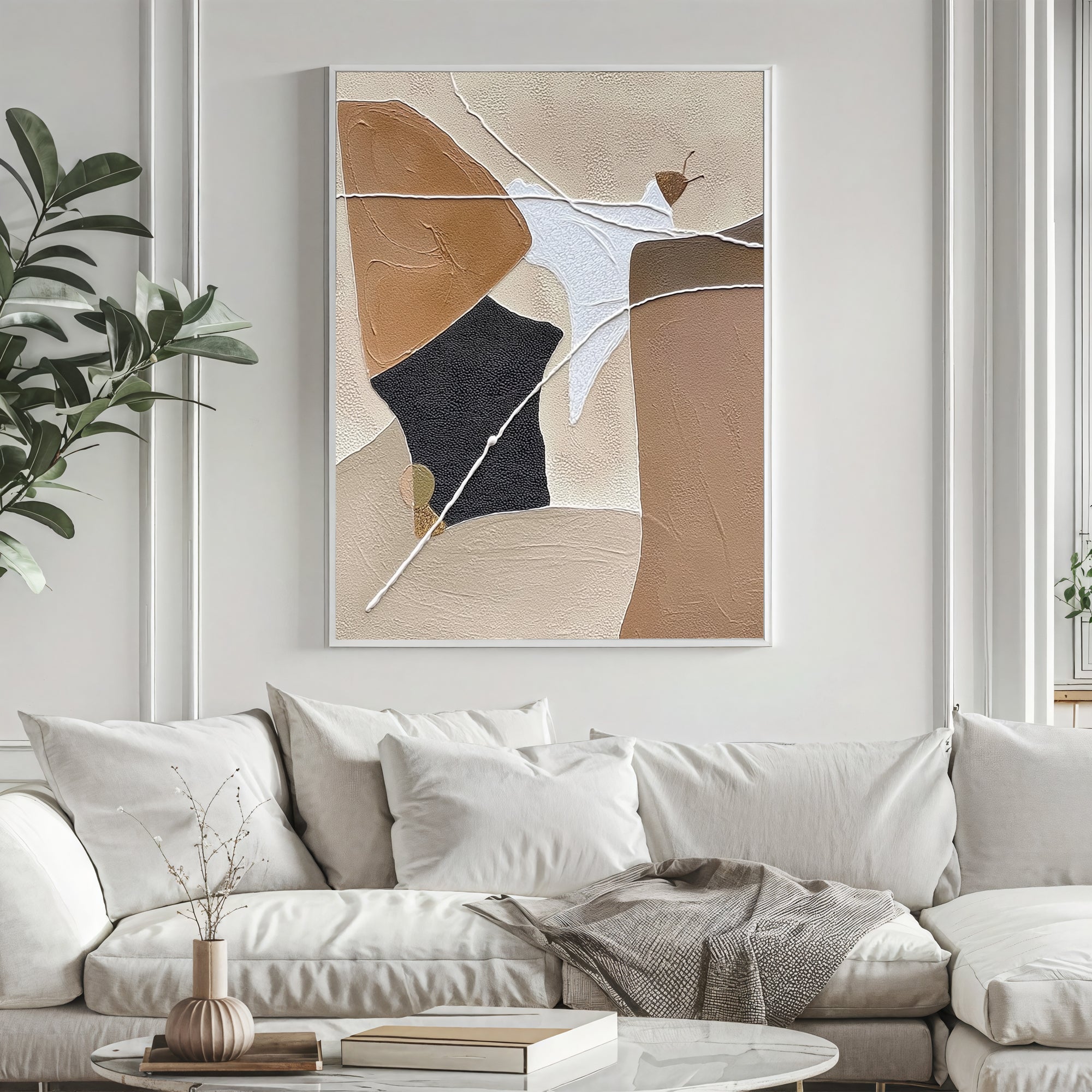 Textured Abstract Nuance | Neutral Fusion