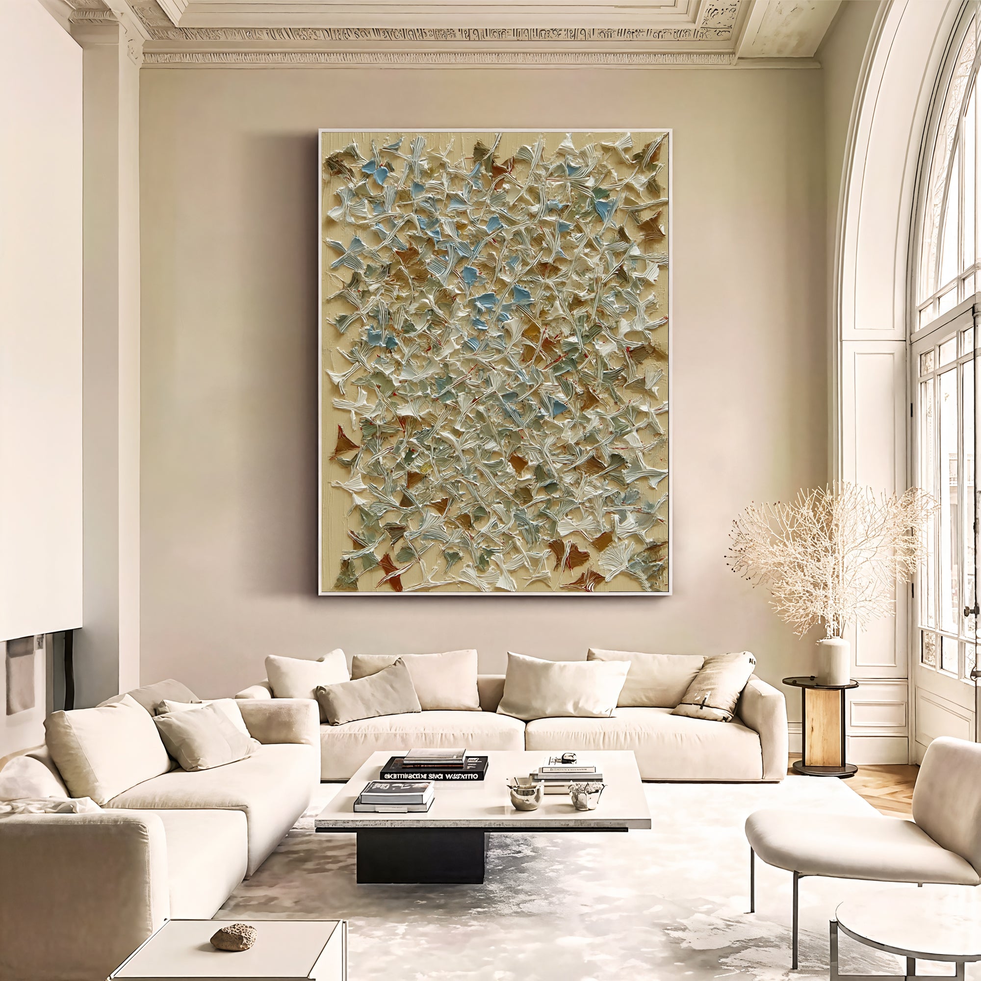 Textured Ginkgo Opulence | Mellow Hues