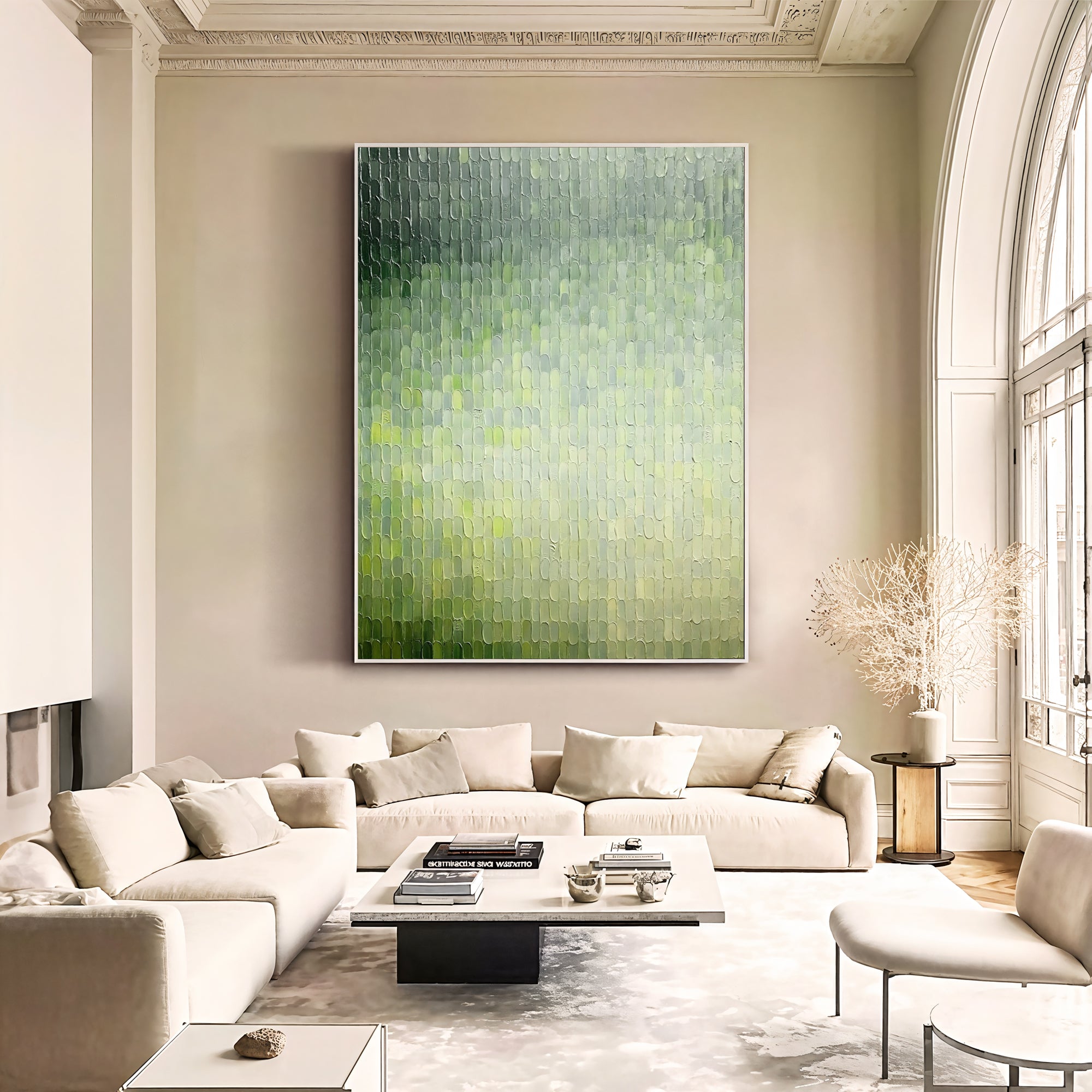 Textured Verdant Opulence | Green Gradients