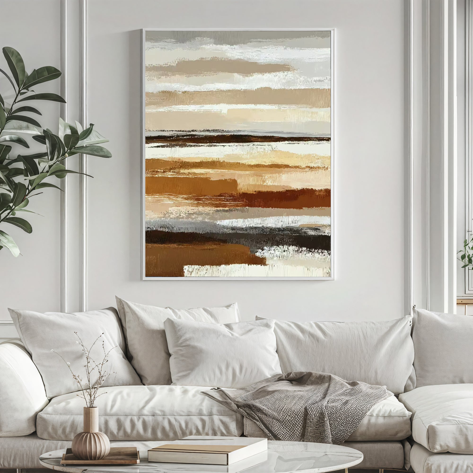Textured Terracotta Undulations | Ashy Hues