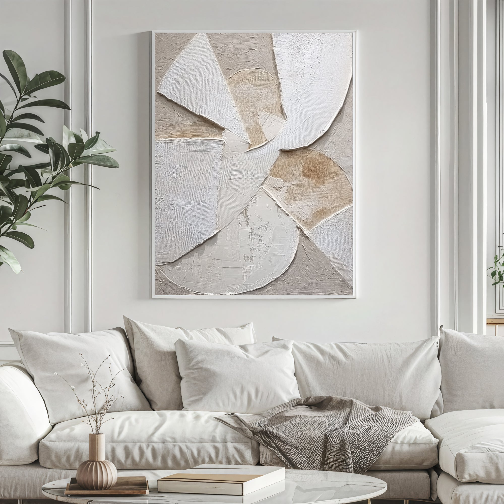 Textured Minimalist Opulence | Neutral Shape