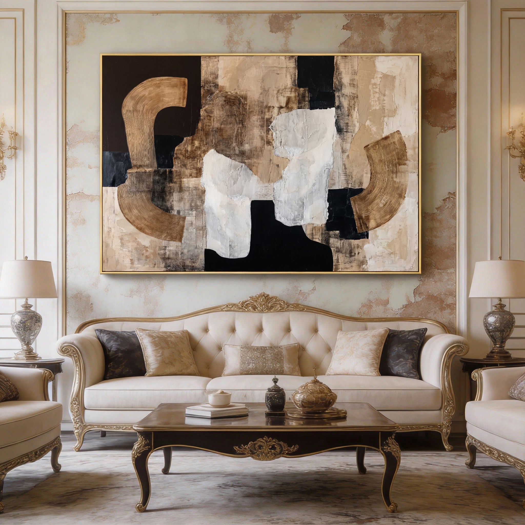 Neutral Tone Sculptures | Textured Art