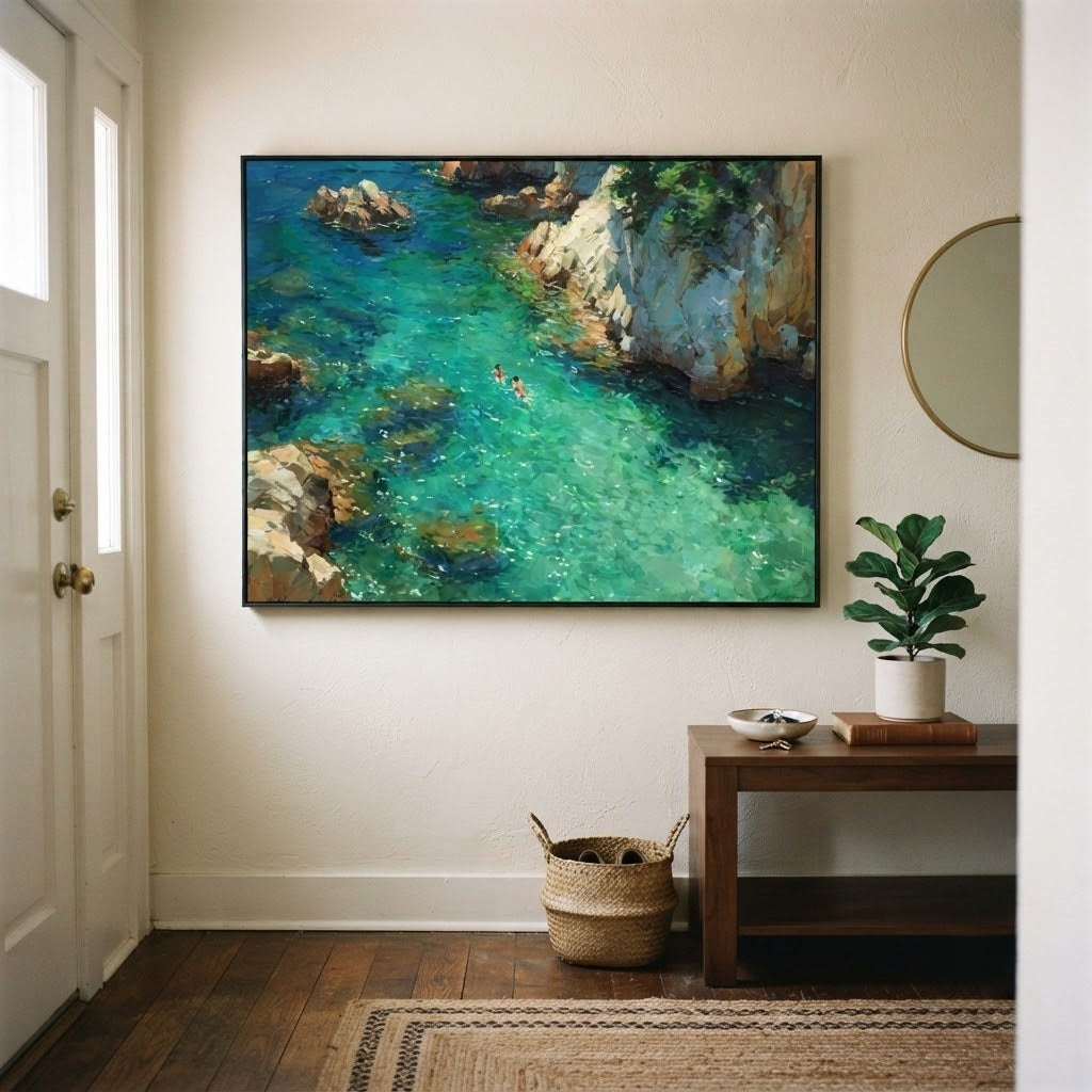 Impressionist Art | Cliff Cove Swimmers