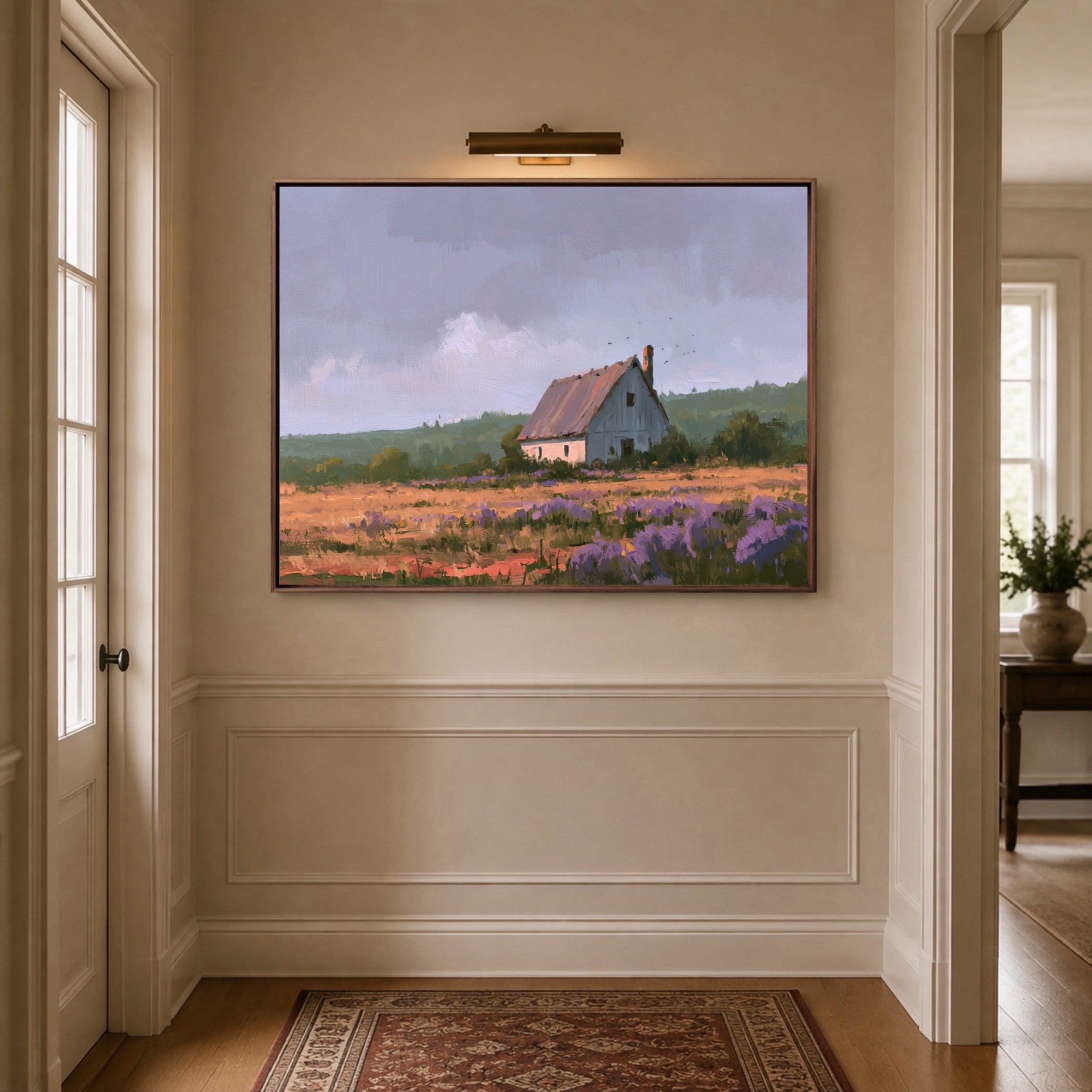 Landscape Art｜Meadow Barn Reverie