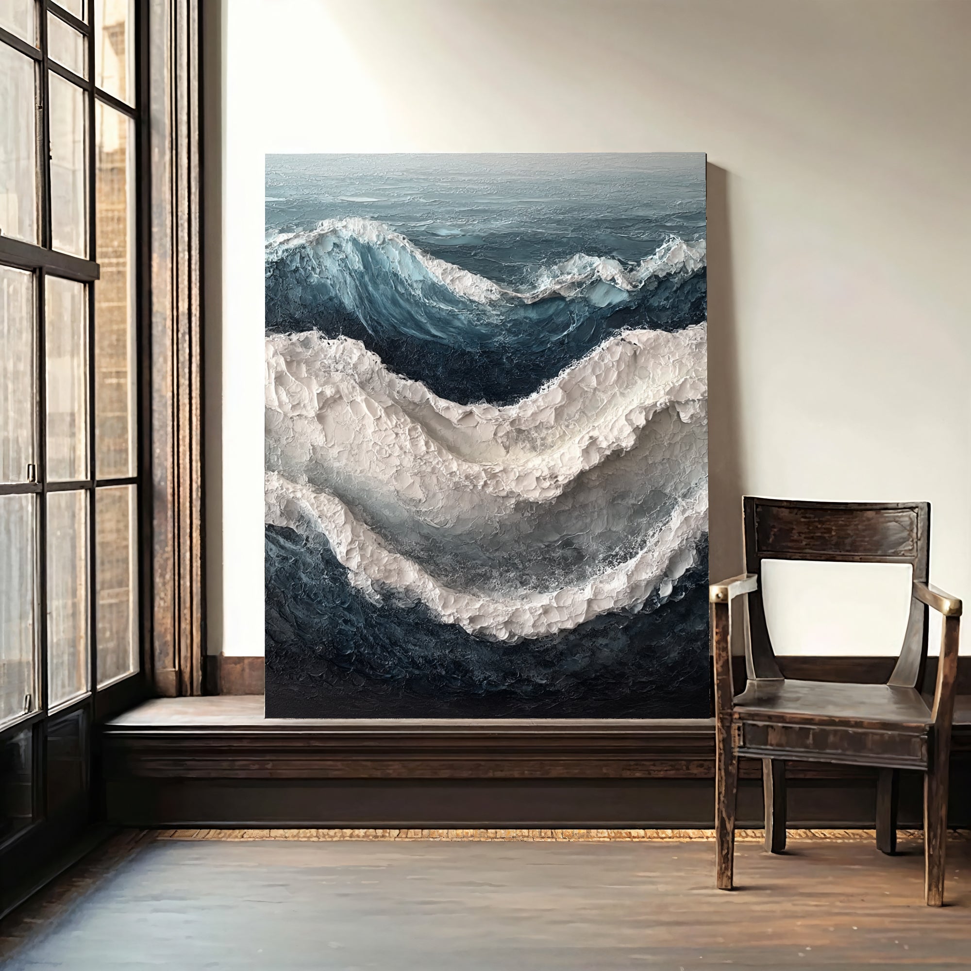 Textured Ocean Swells | White Crests