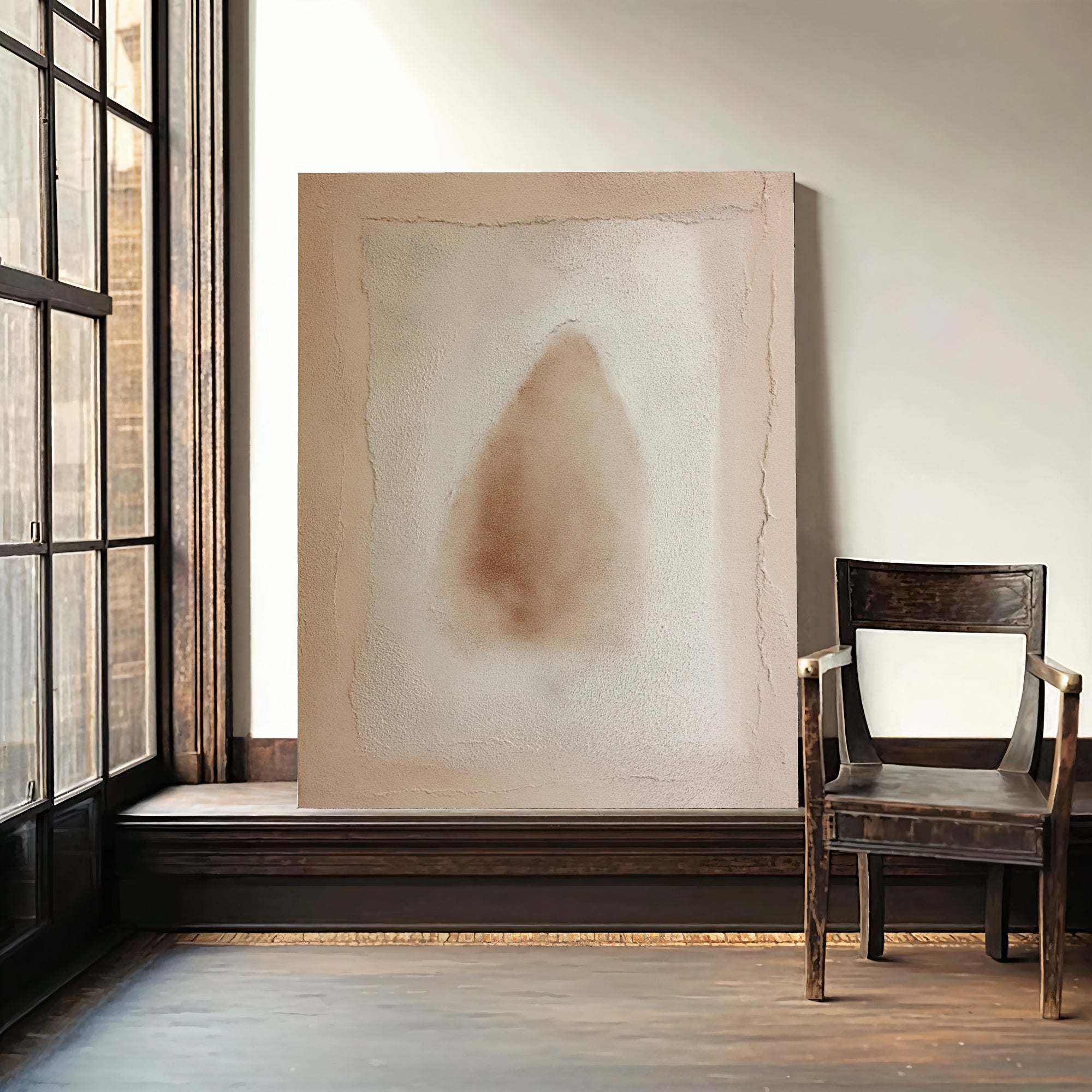 Textured Beige Haze | Earthy Blush