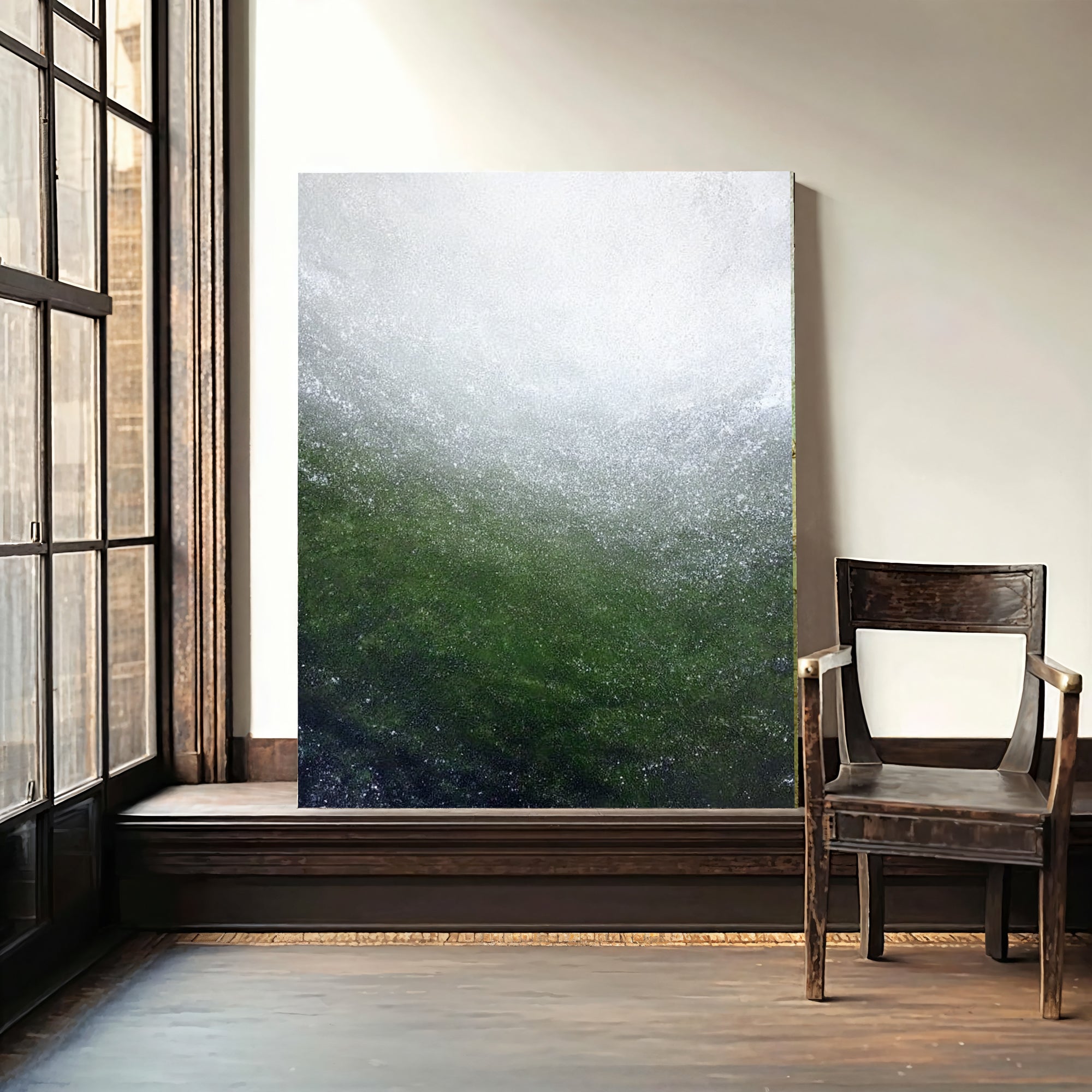 Textured Emerald Surges | Frosted Hues