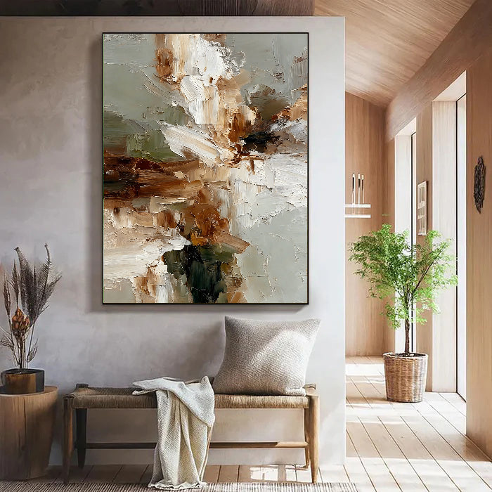 Textured Floral Neutrality | Ivory Bloom