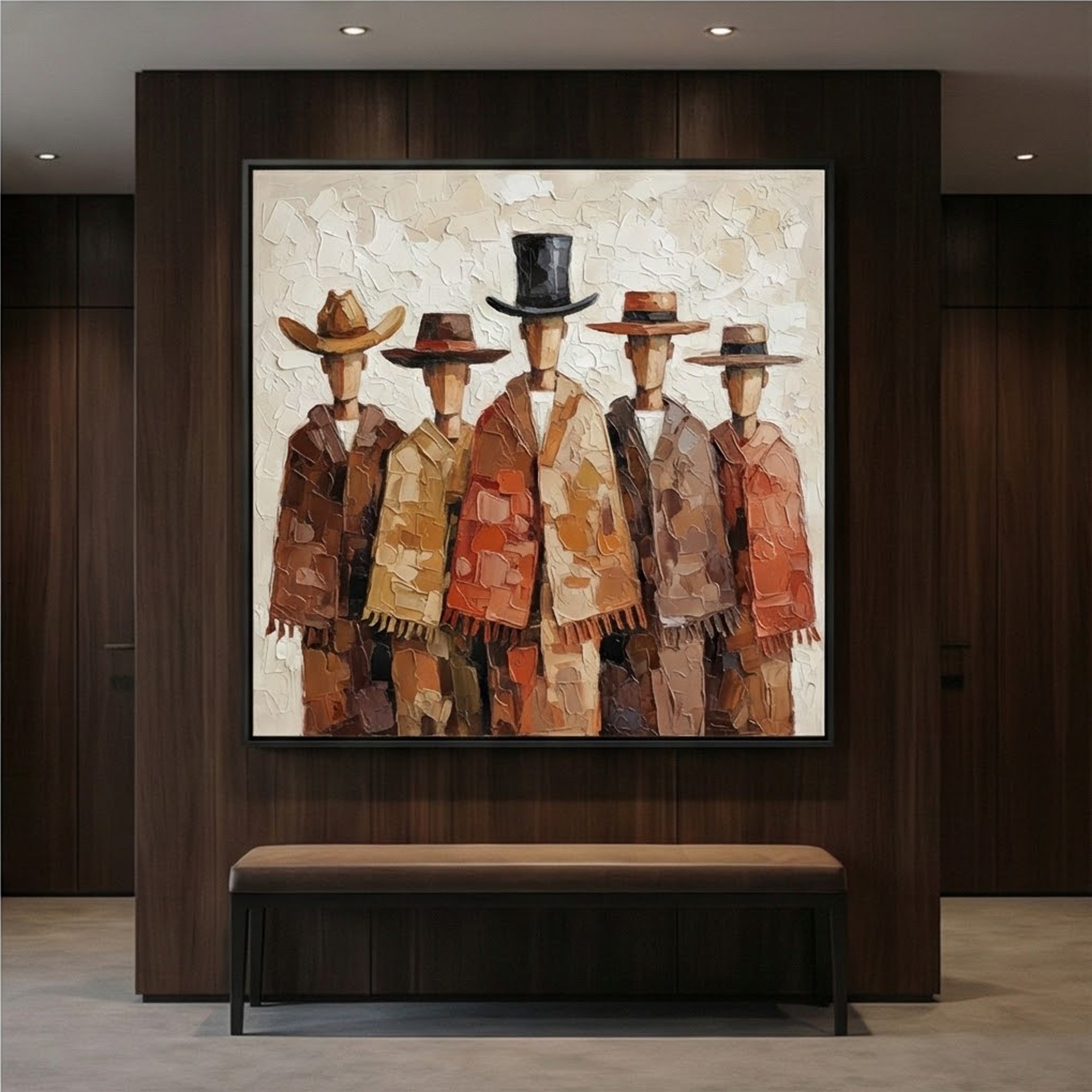 Textured Rustic Quintet | Hat Ensemble