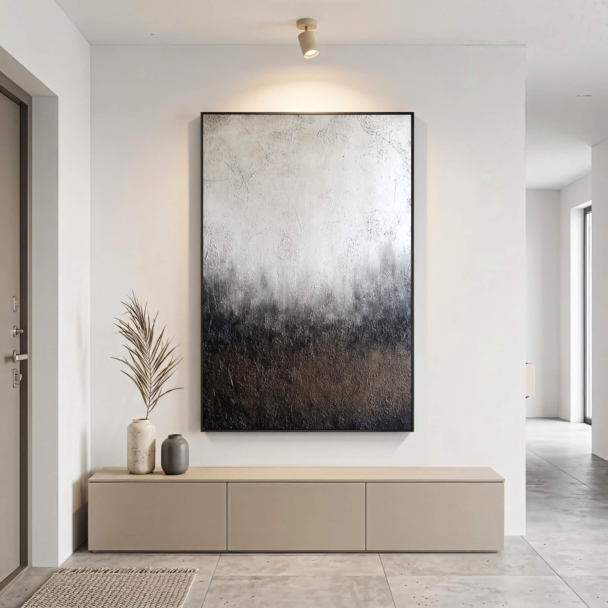 Textured Neutral Gradient | Monochrome Tones