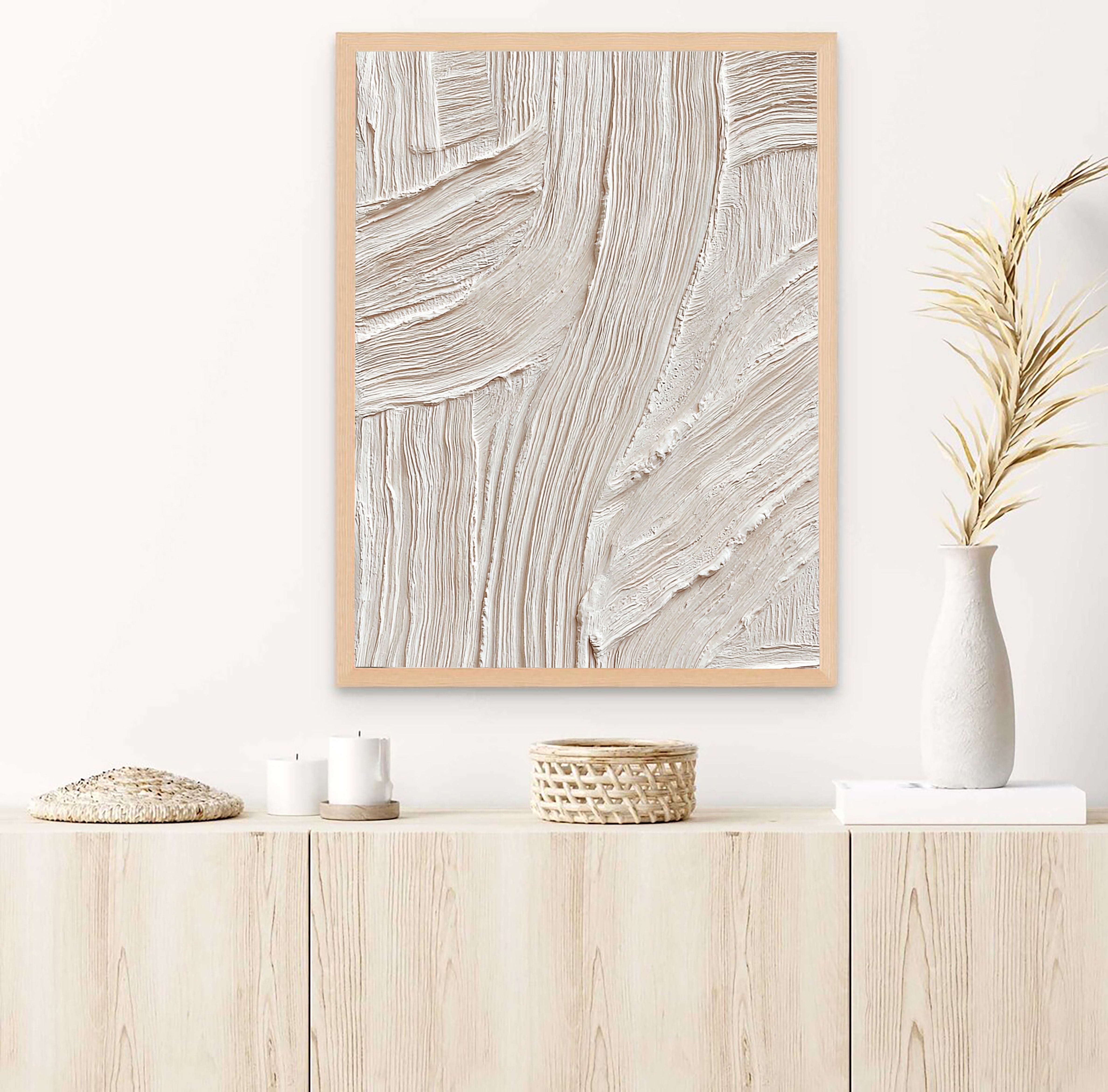 Textured Wavy Undulation | White Weave