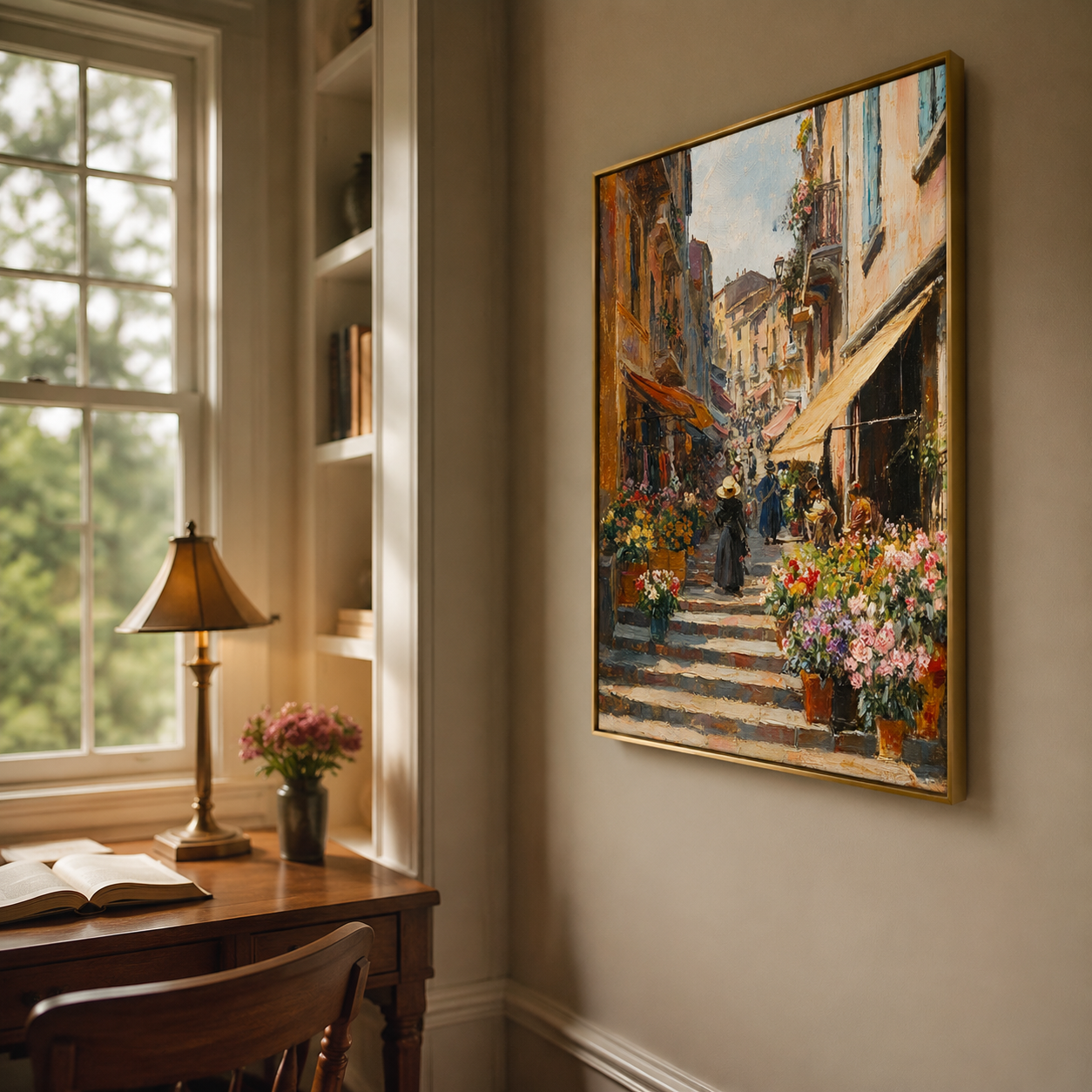 Impressionist Art | Parisian Evening Stroll