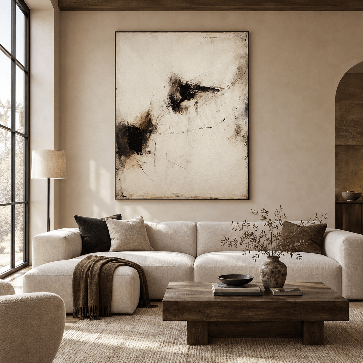 Wabi‑Sabi Art｜Faded Fragmented Echo