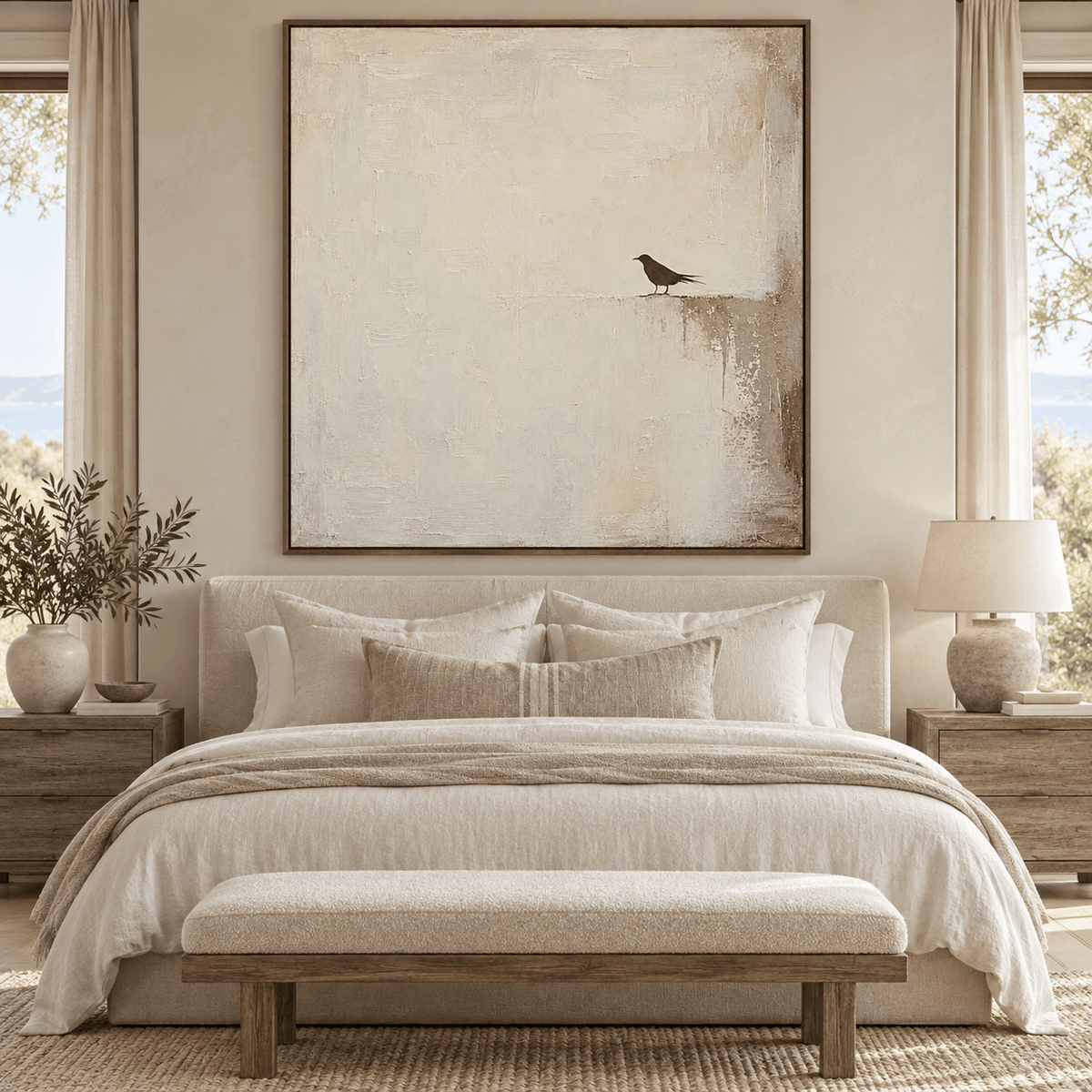 Impressionist Art | Quiet Bird Perch