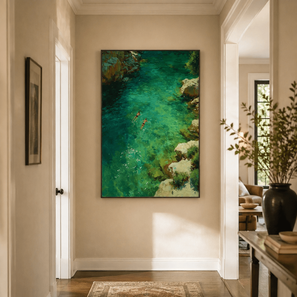 Impressionist Art | Rock Pool Floaters