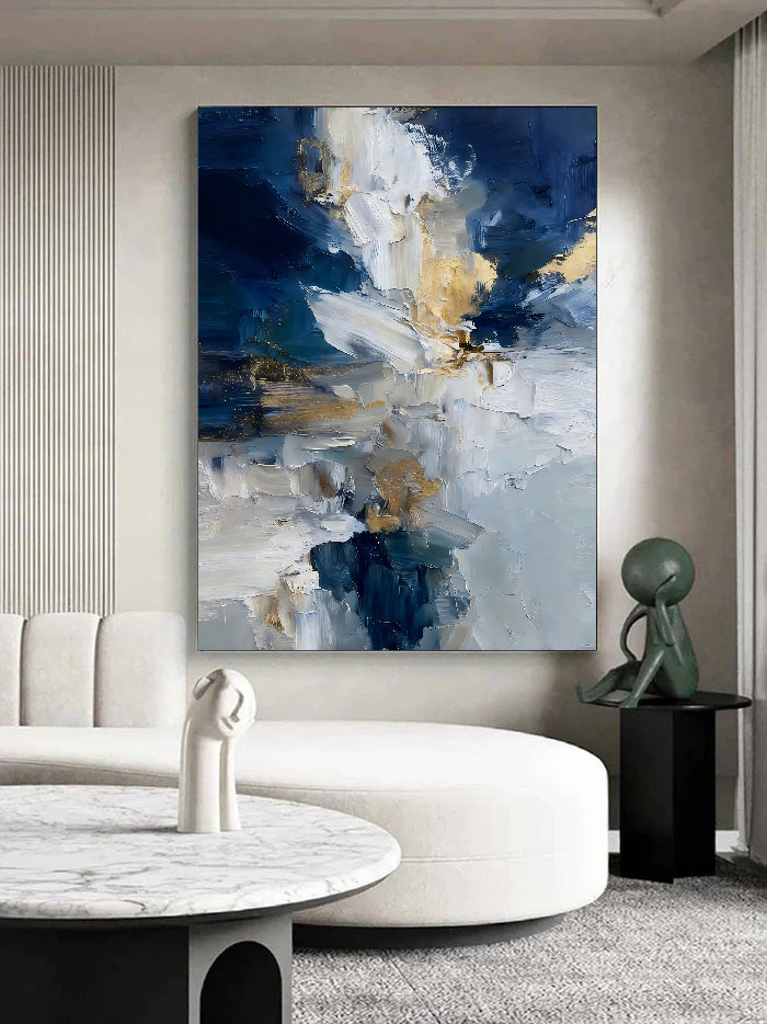 Textured Floral Splendor | Gilded Bloom