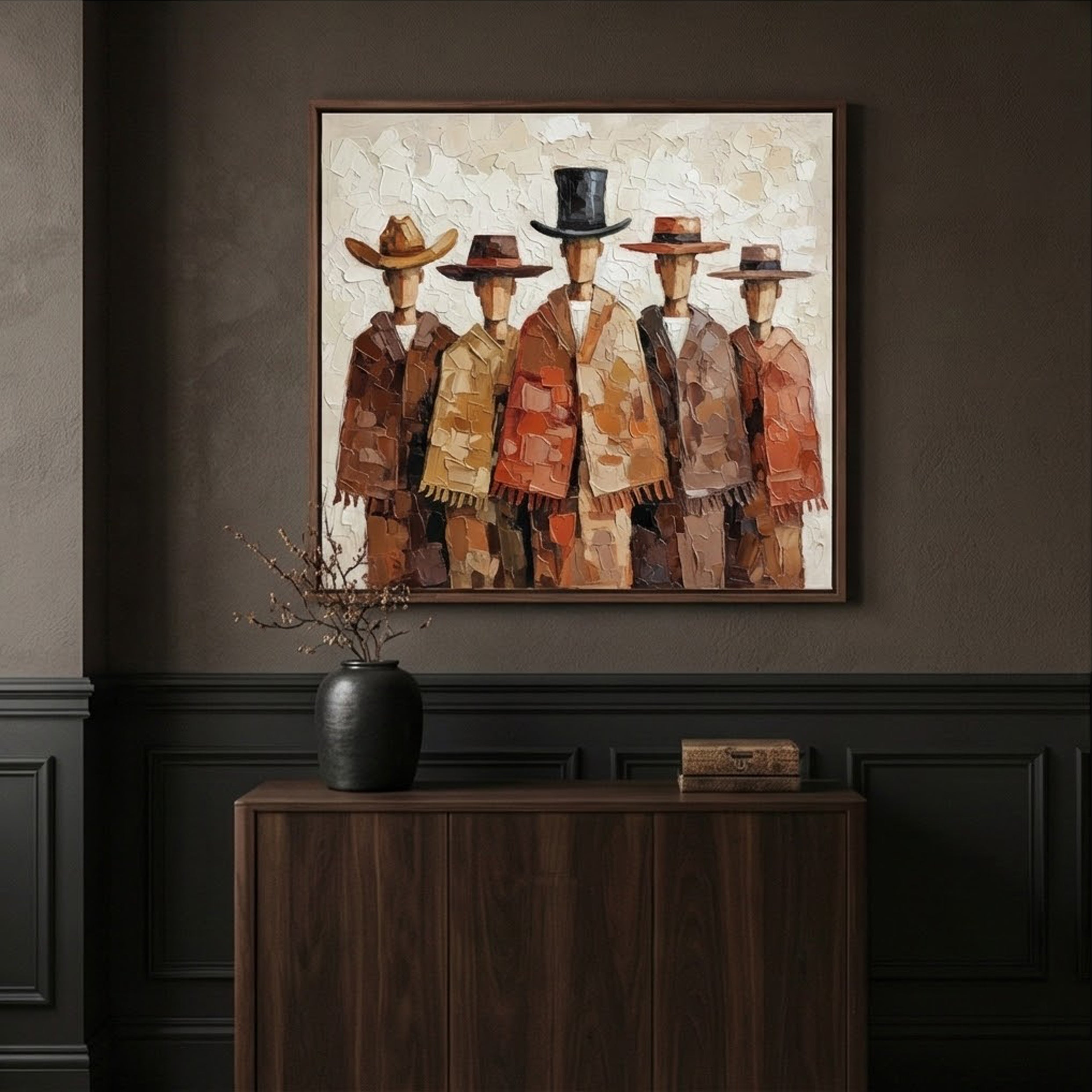 Textured Rustic Quintet | Hat Ensemble