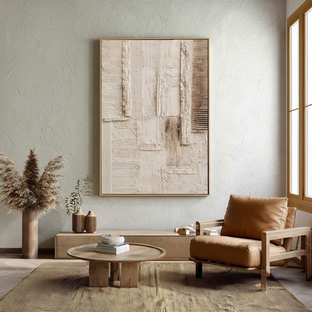 Plastered Minimal Forms | Earthy Palette