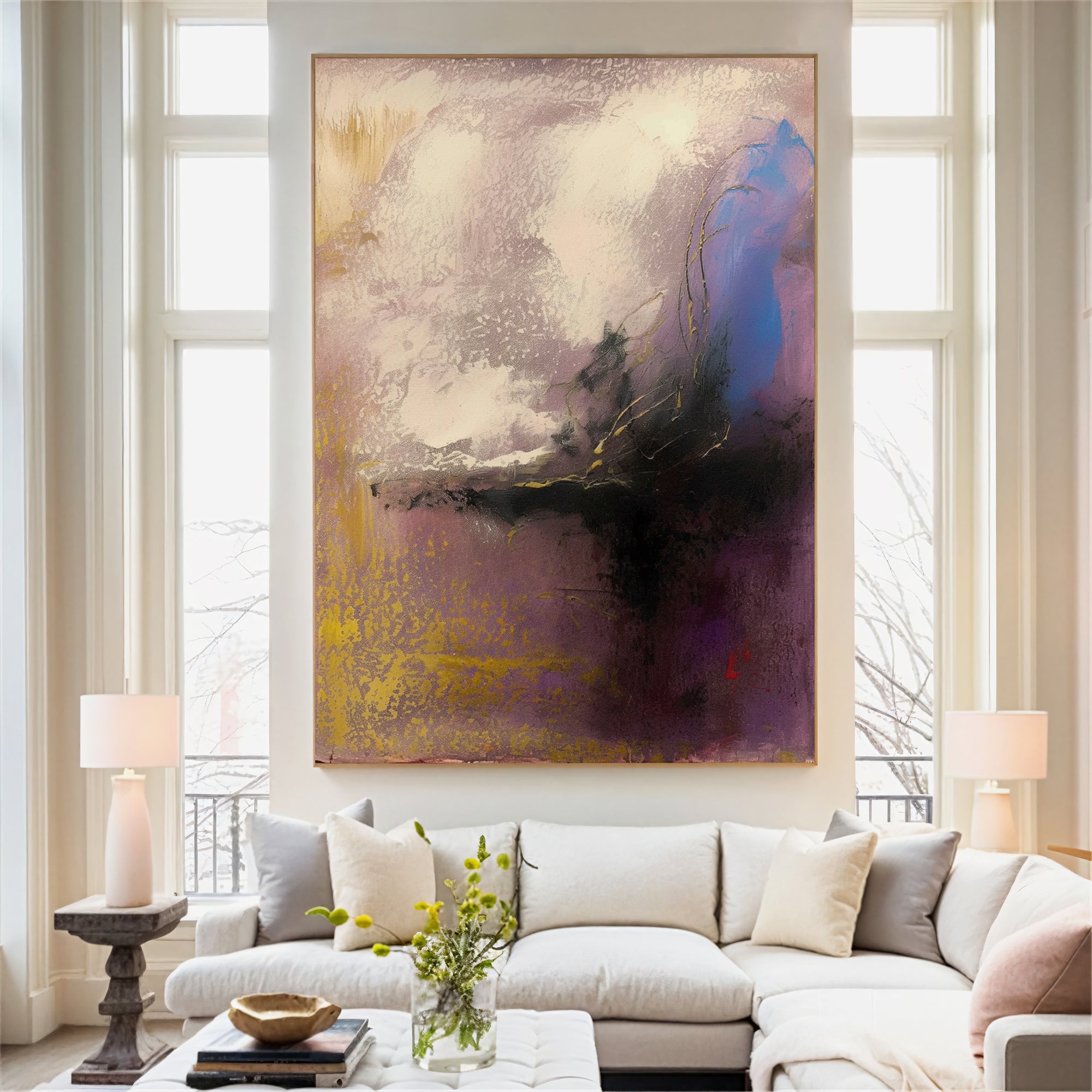 Textured Violaceous Opulence | Purple Aurum