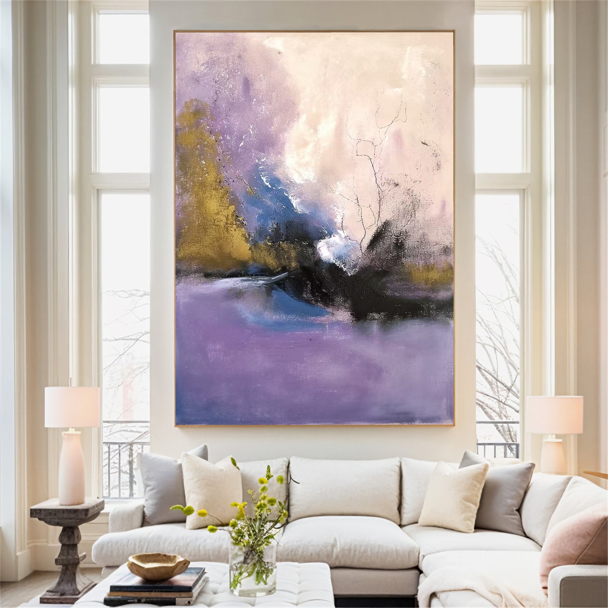 Textured Purple Dream | Lavender Hues