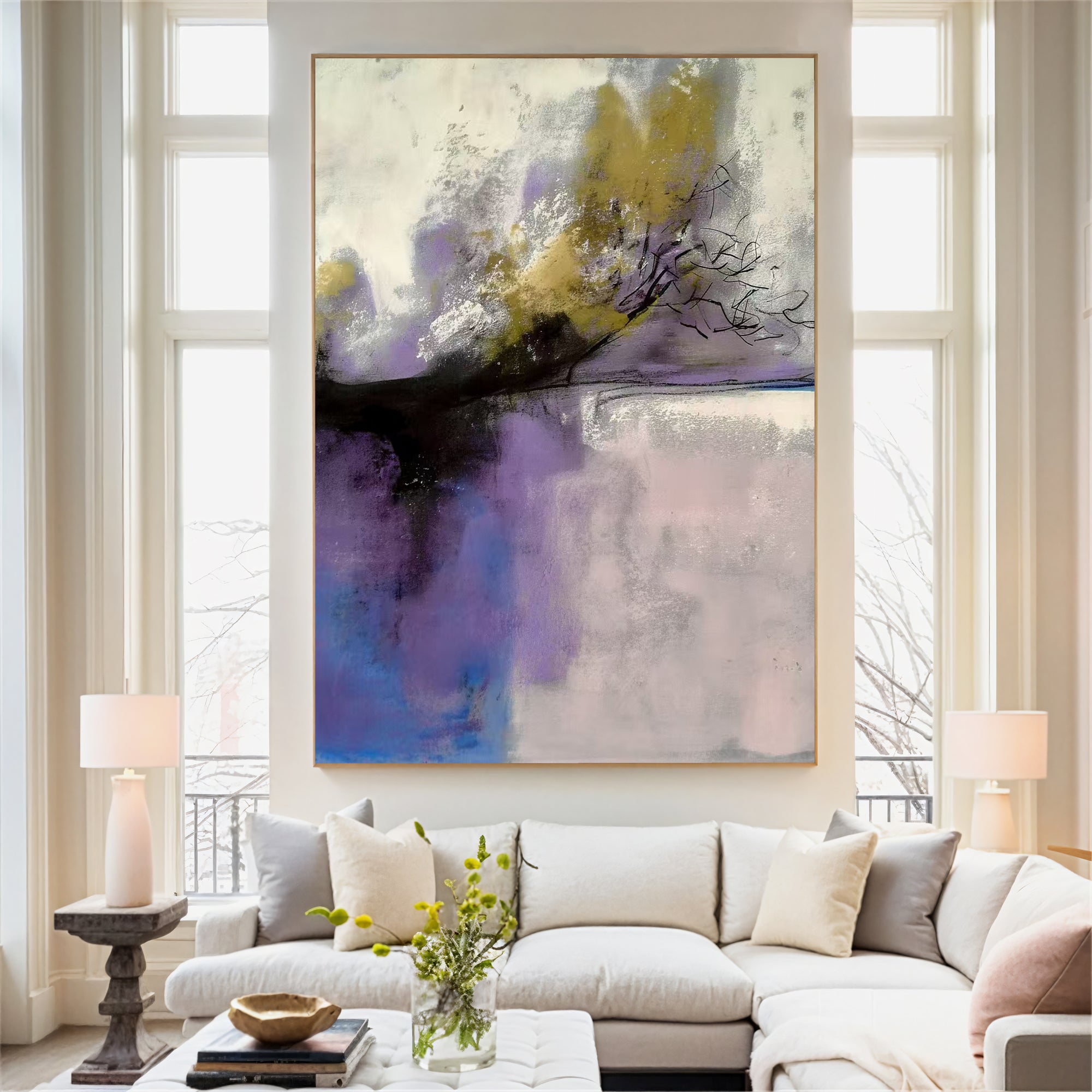 Textured Purple Vitality | Lilac Hues