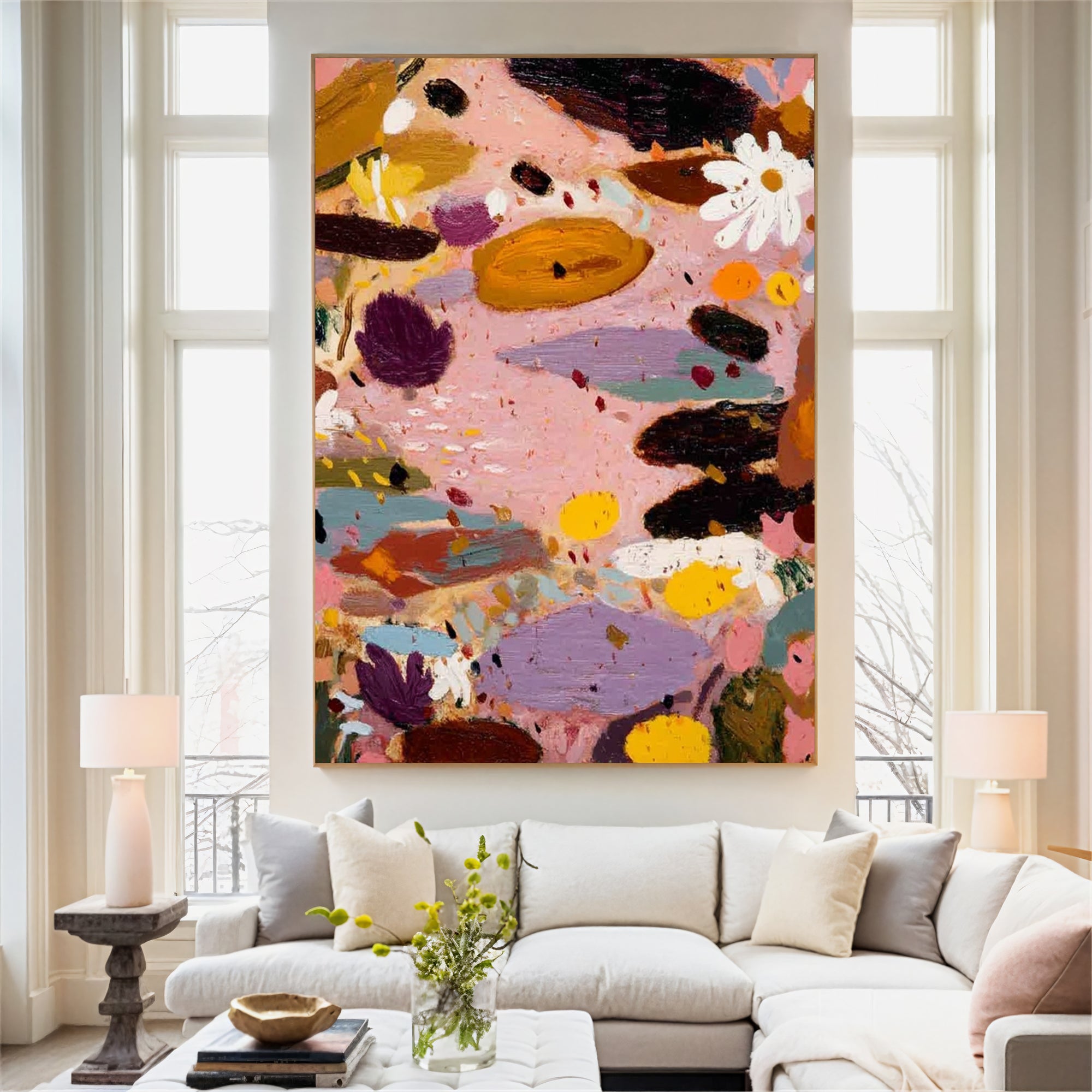 Textured Pastel Florals | Vibrant Hues