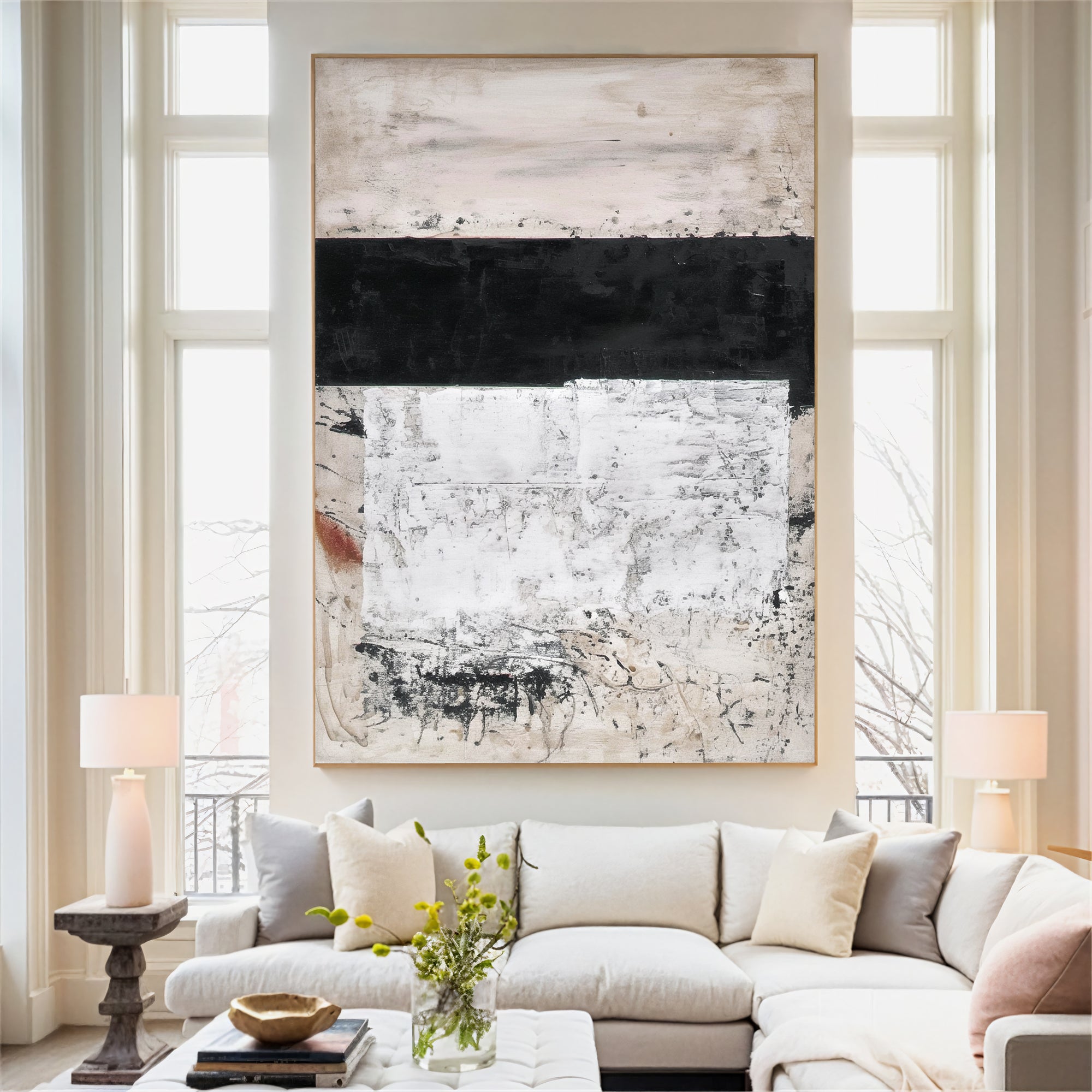 Textured Neutral Artistry | Slate Hues