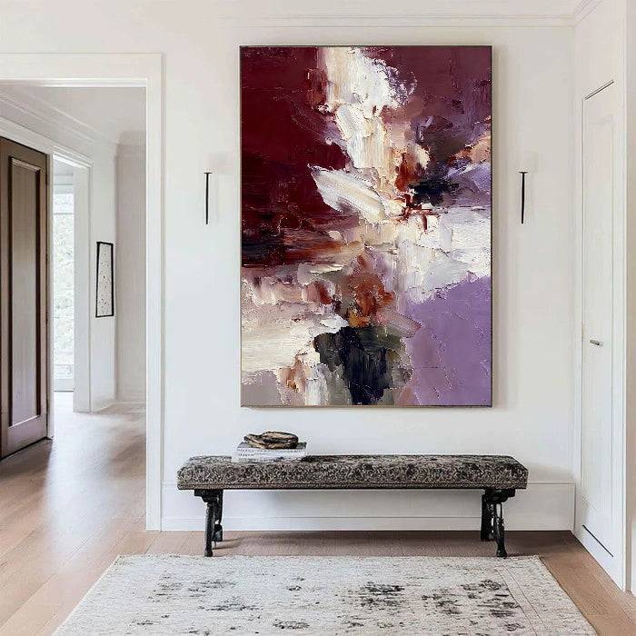 Textured Floral Velvet | Burgundy Bloom