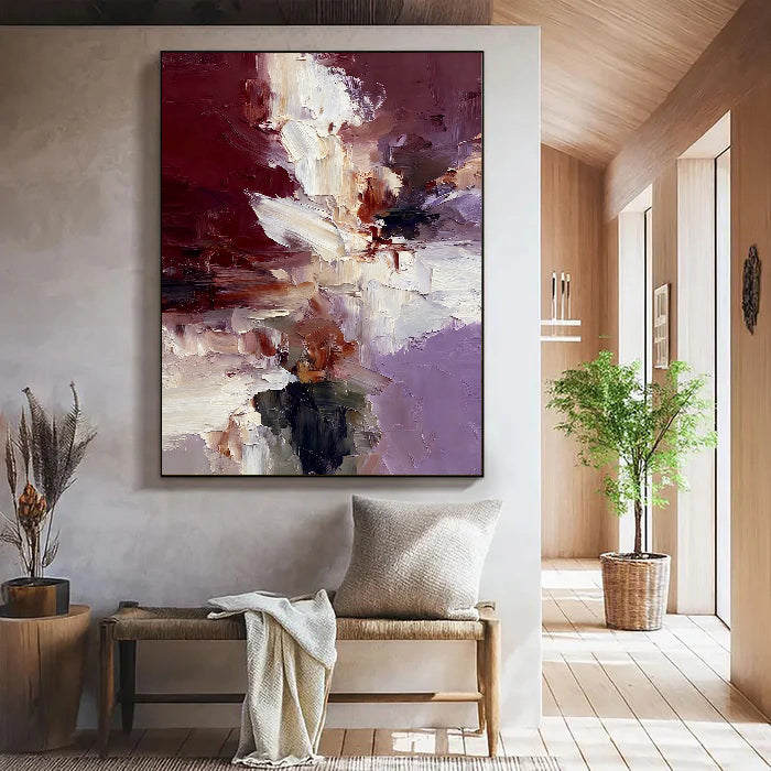 Textured Floral Velvet | Burgundy Bloom