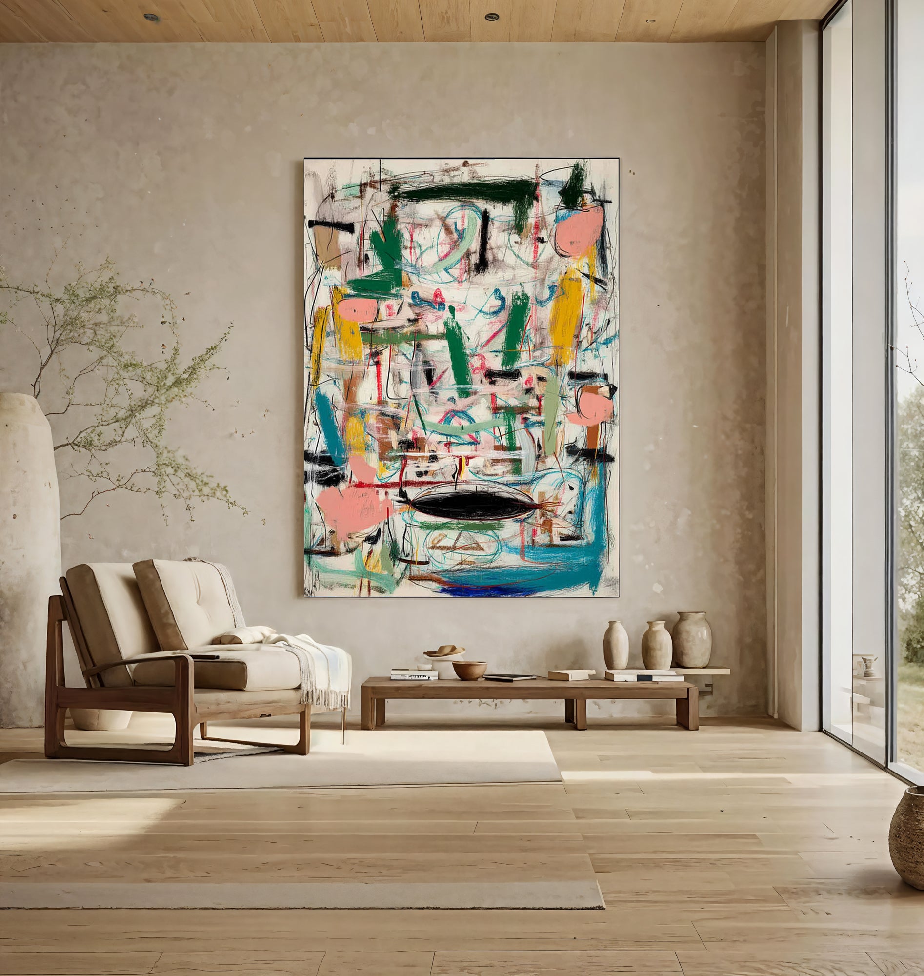 Textured Vibrant Abstraction | Bold Hues