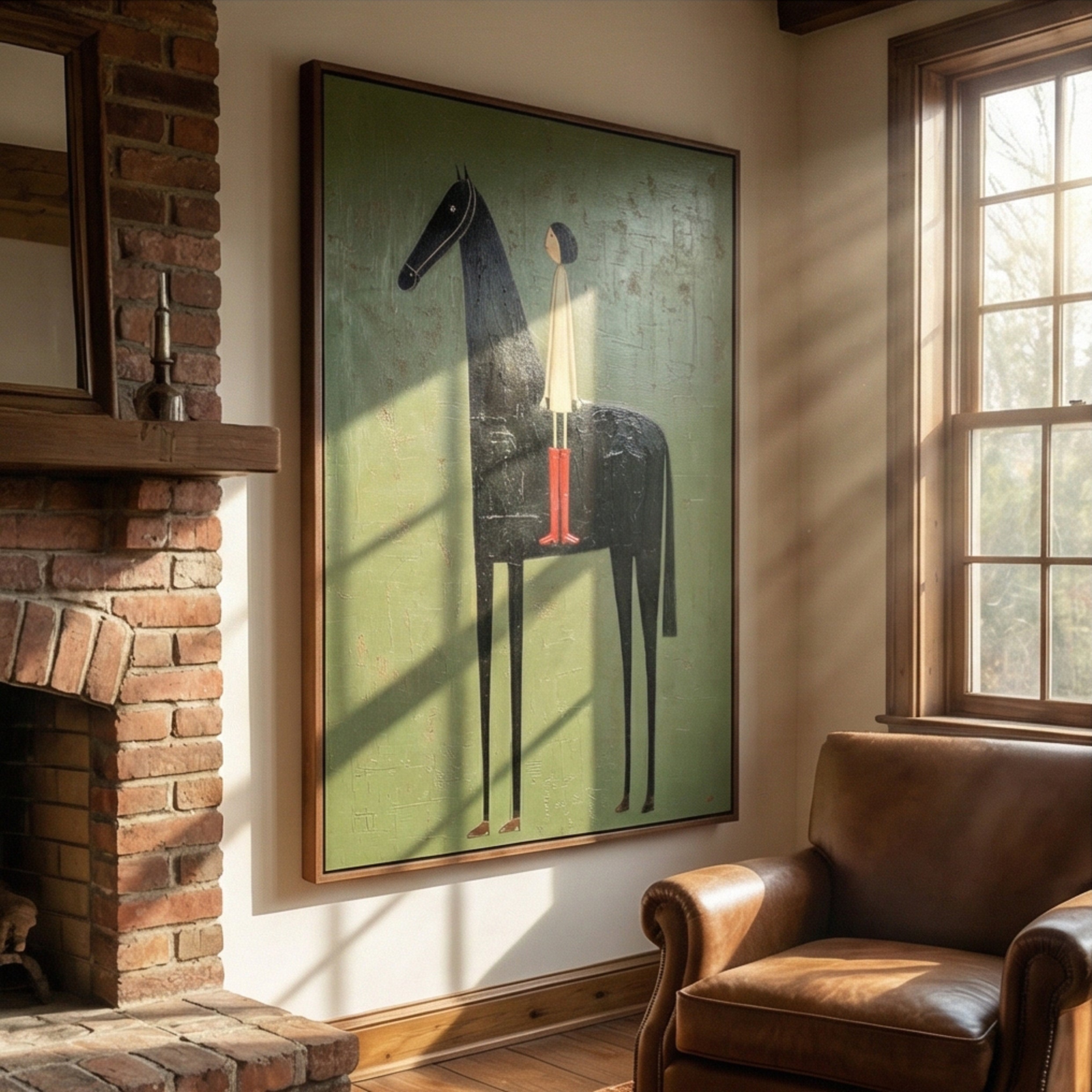 Textured Minimal Equine | Scarlet Boots