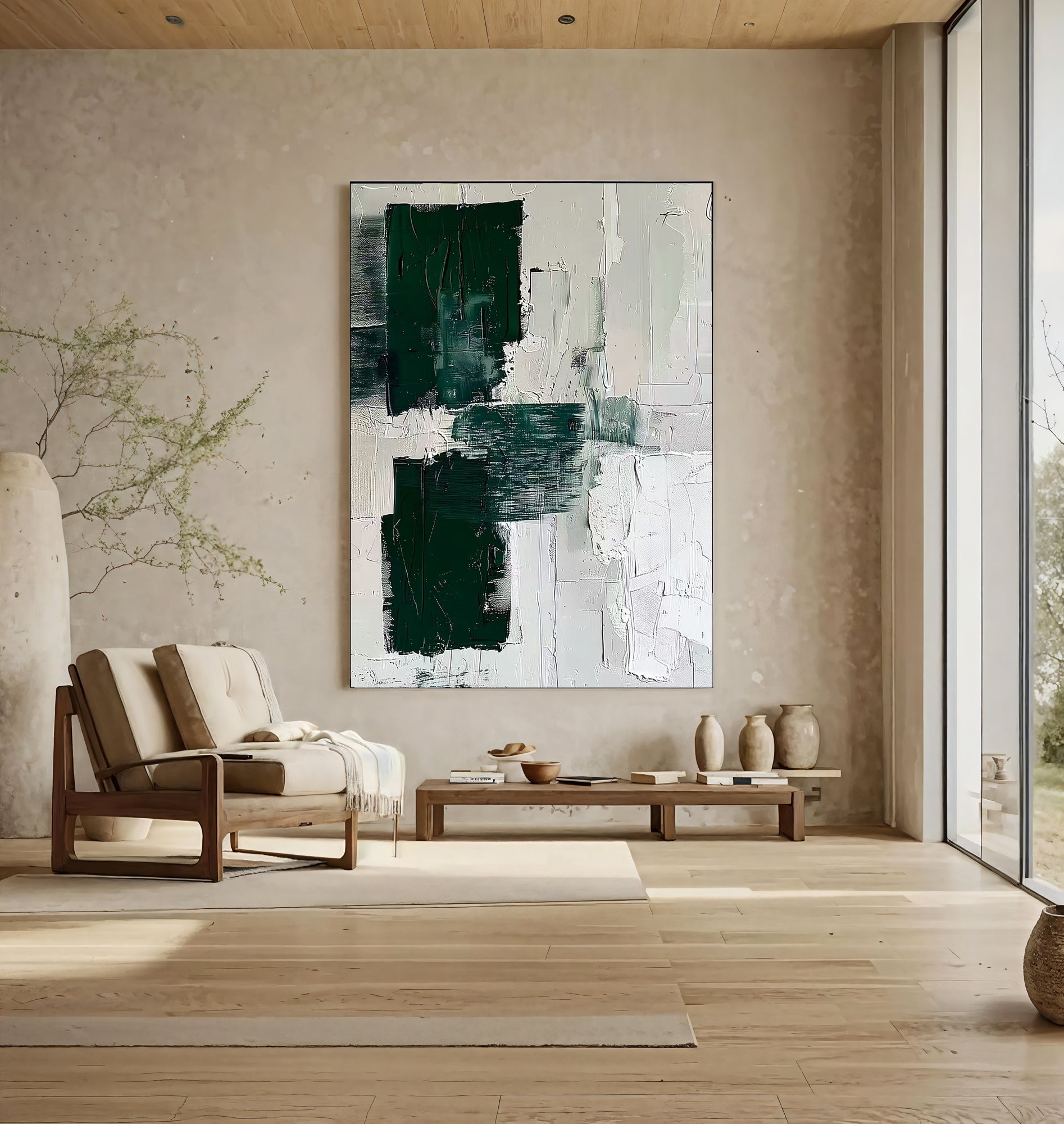 Textured Abstract Vibrance | Green Fusion