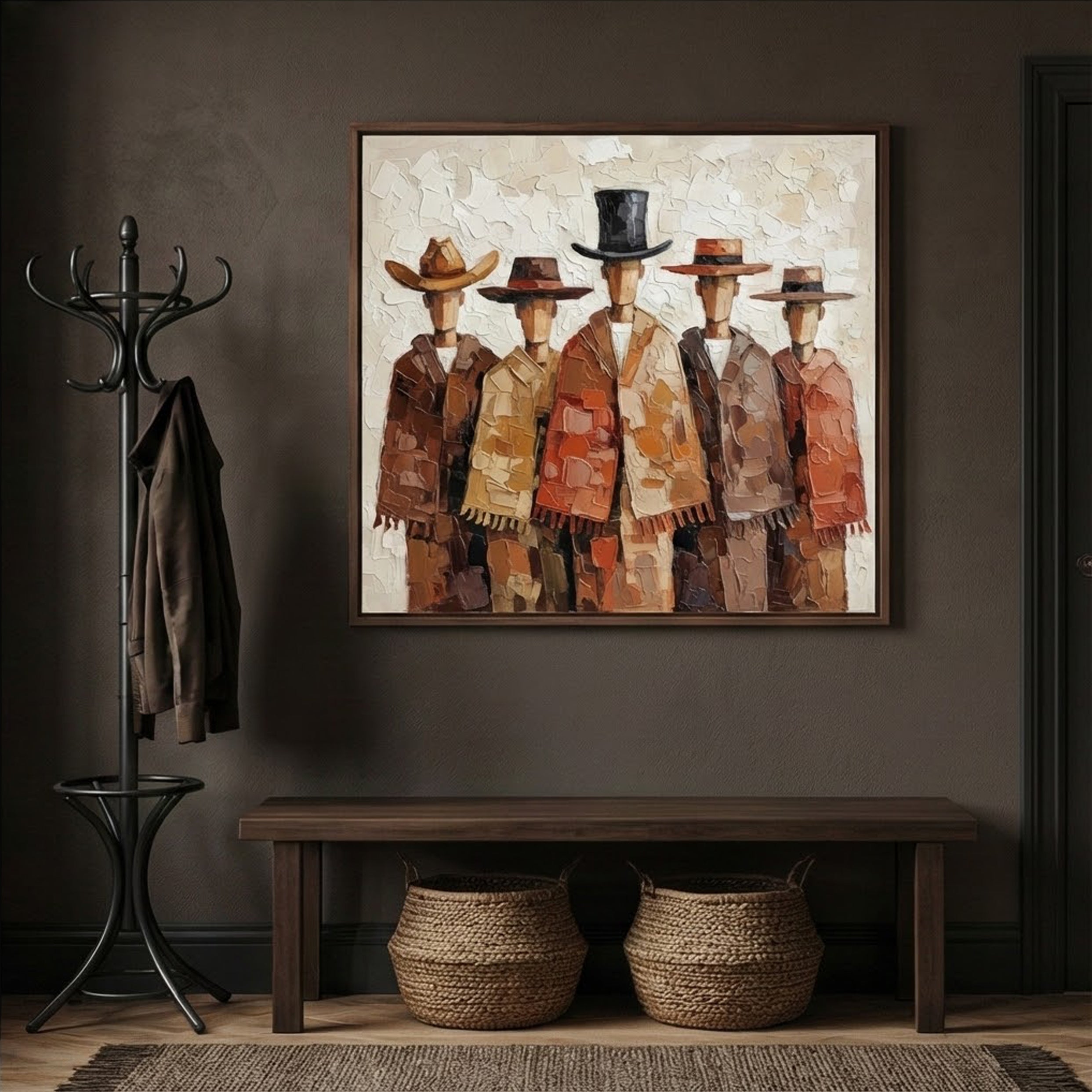 Textured Rustic Quintet | Hat Ensemble