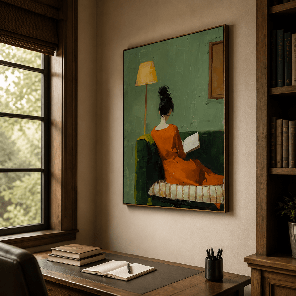 Impressionist Art | Quiet Page Glow