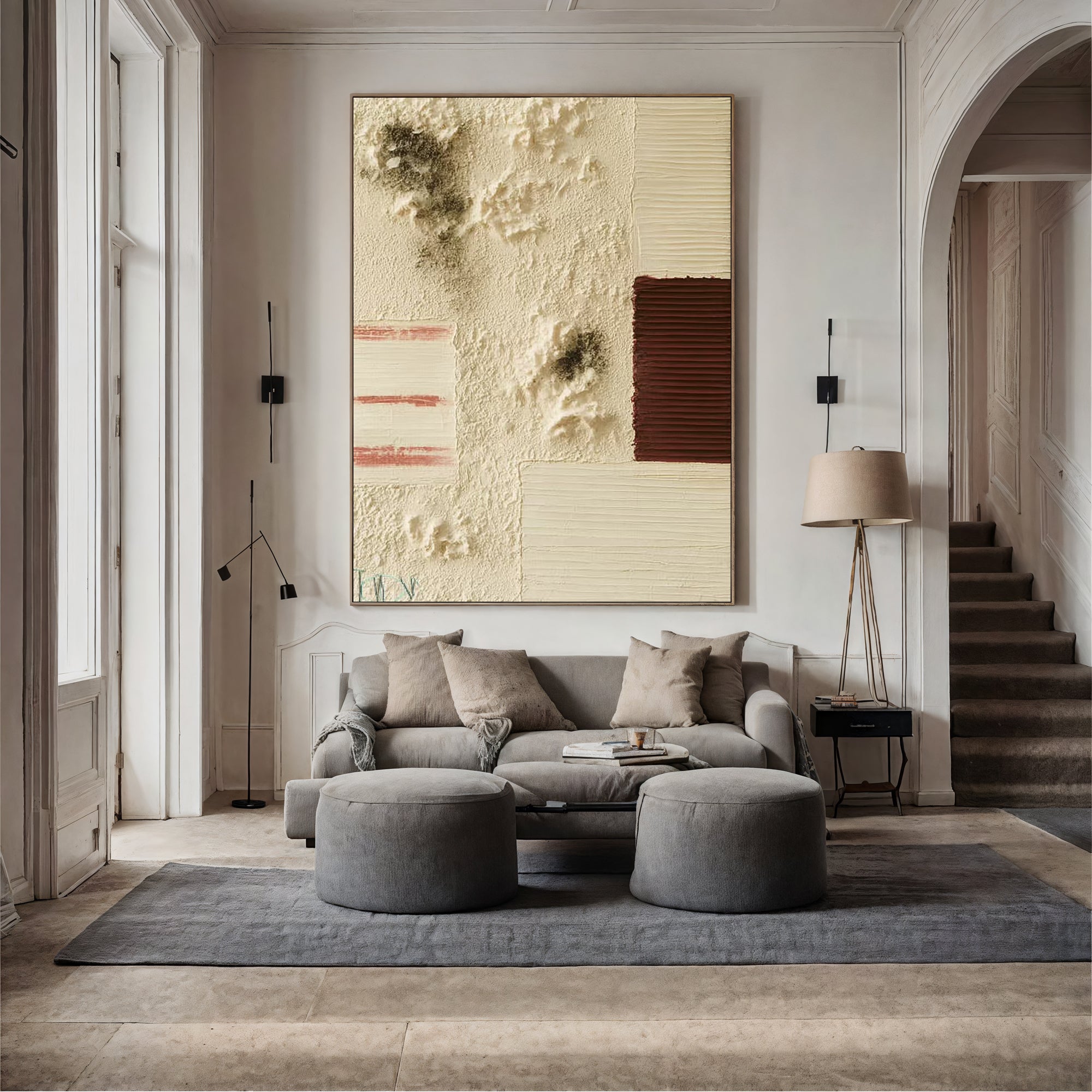 Textured Tactile Serenity | Subtle Hues