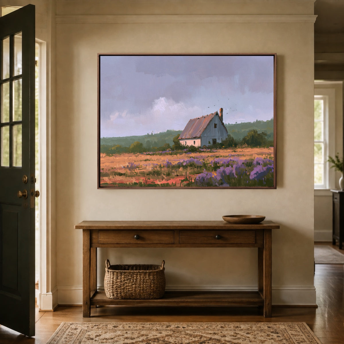 Landscape Art｜Meadow Barn Reverie