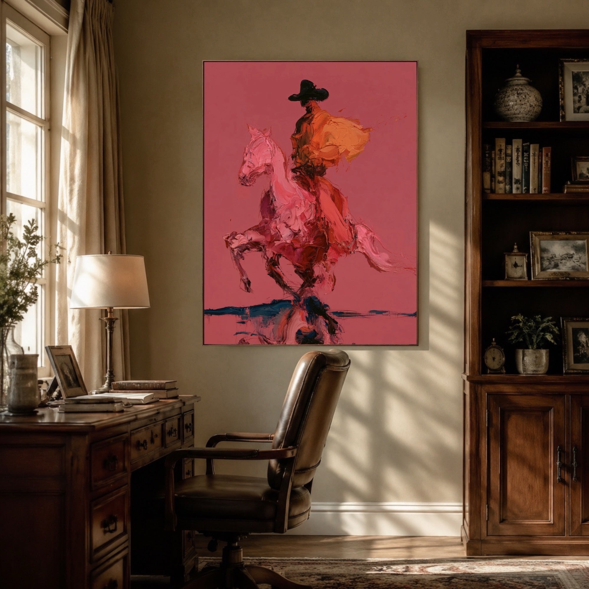 POP ART | Pink Horse Rider