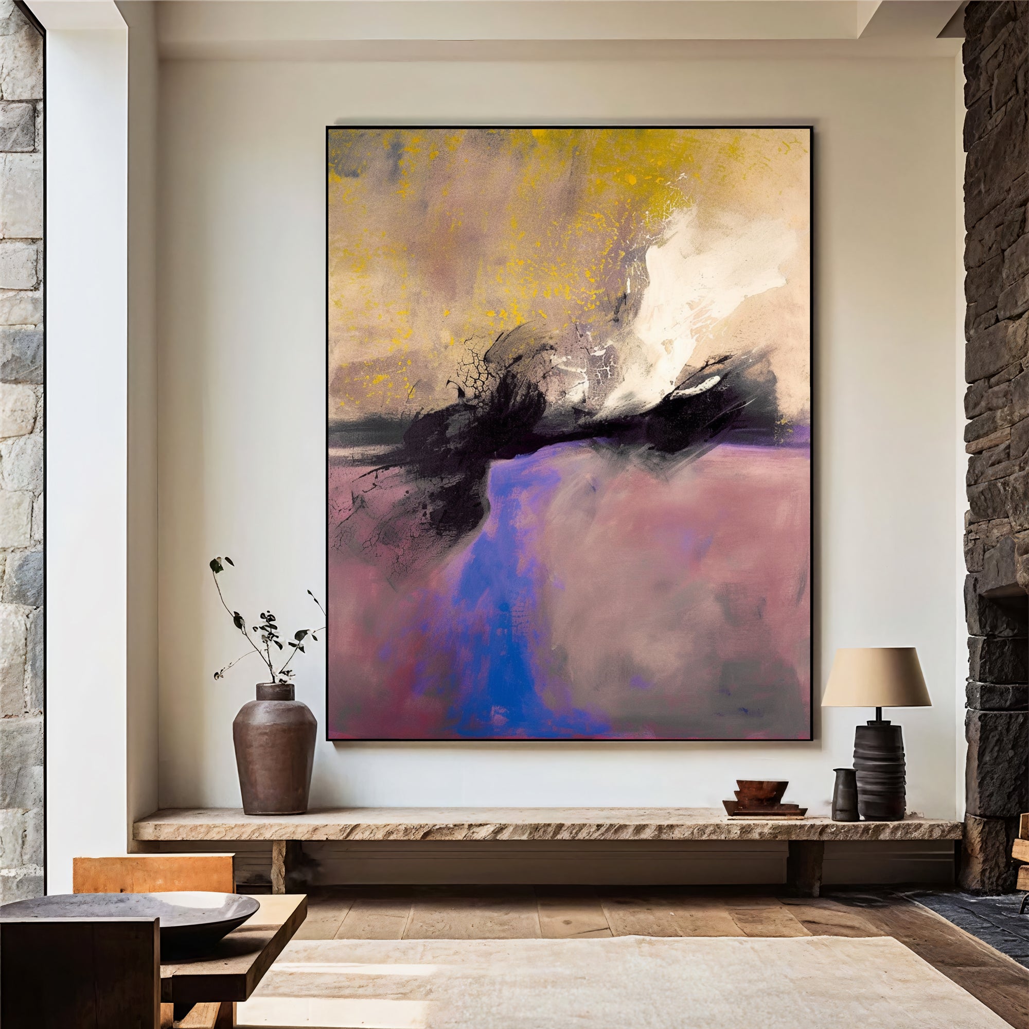 Textured Magenta Opulence | Pink Purple